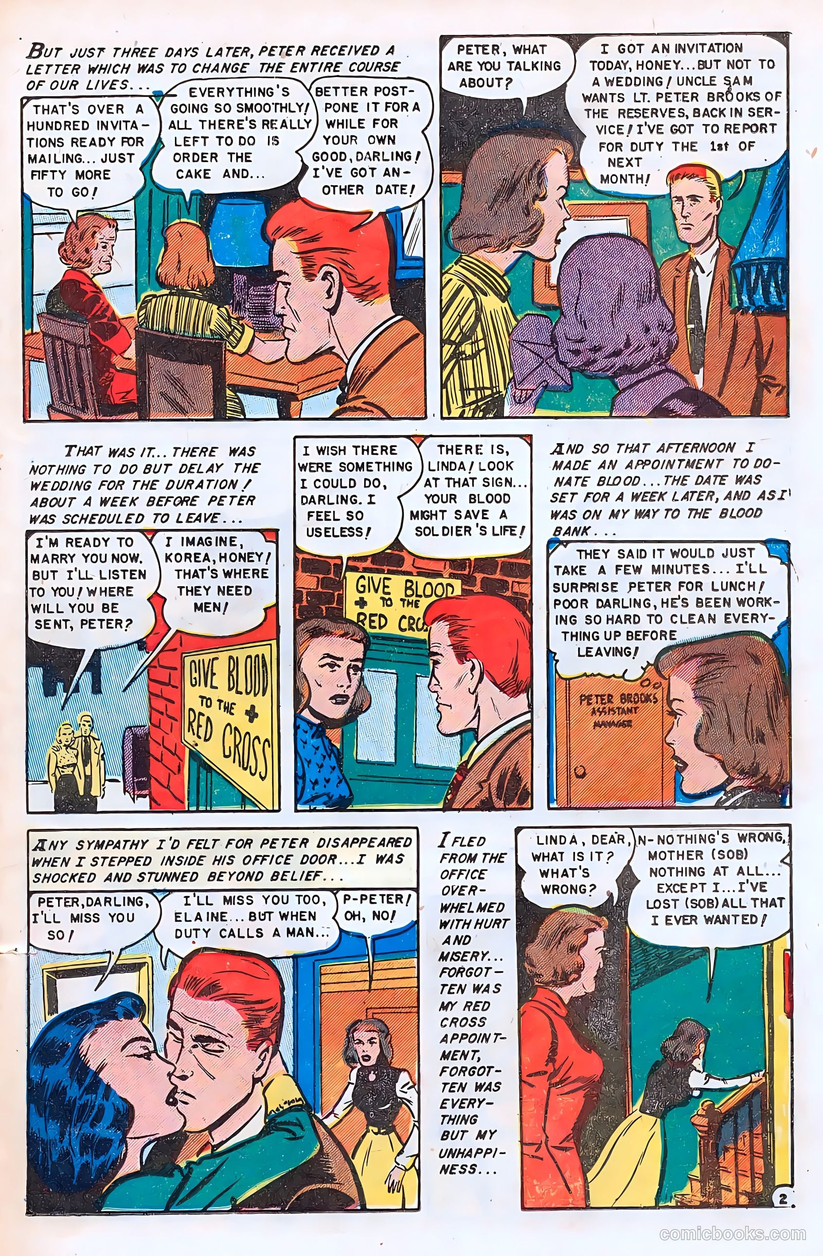 Romantic Hearts #10 (1952) — page 21 of 36