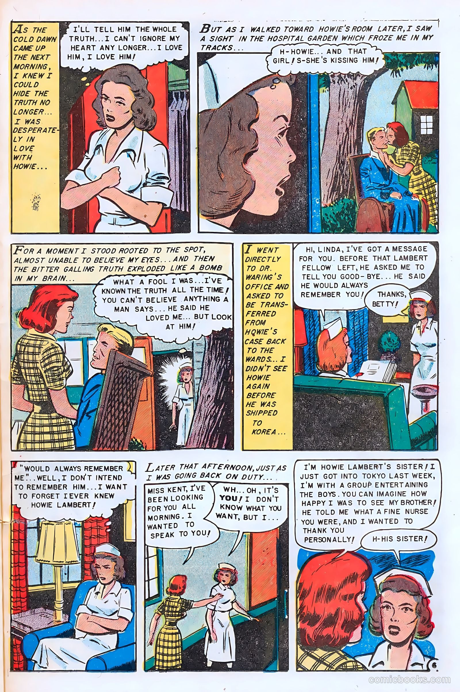 Romantic Hearts #10 (1952) — page 25 of 36