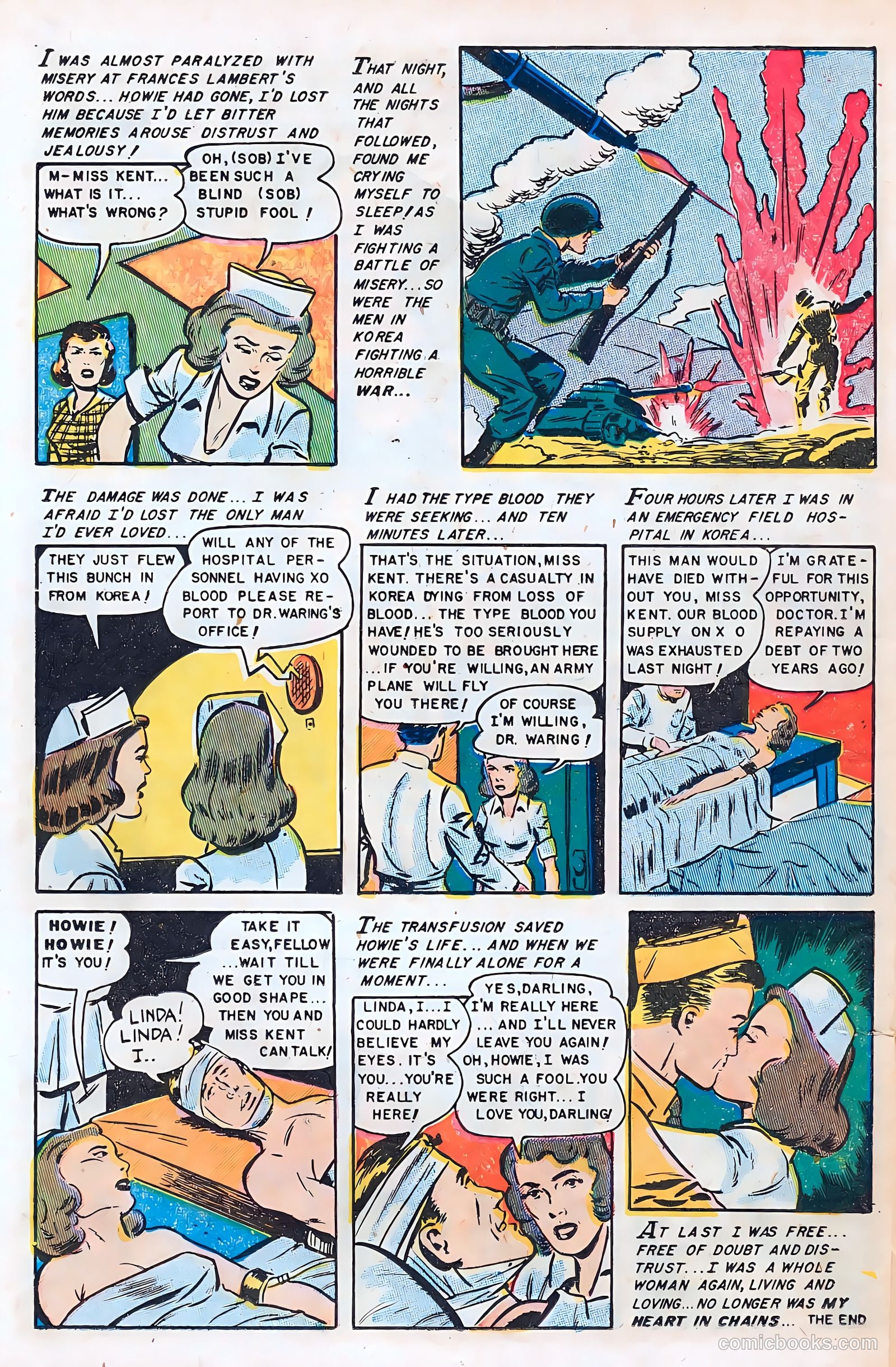 Romantic Hearts #10 (1952) — page 26 of 36
