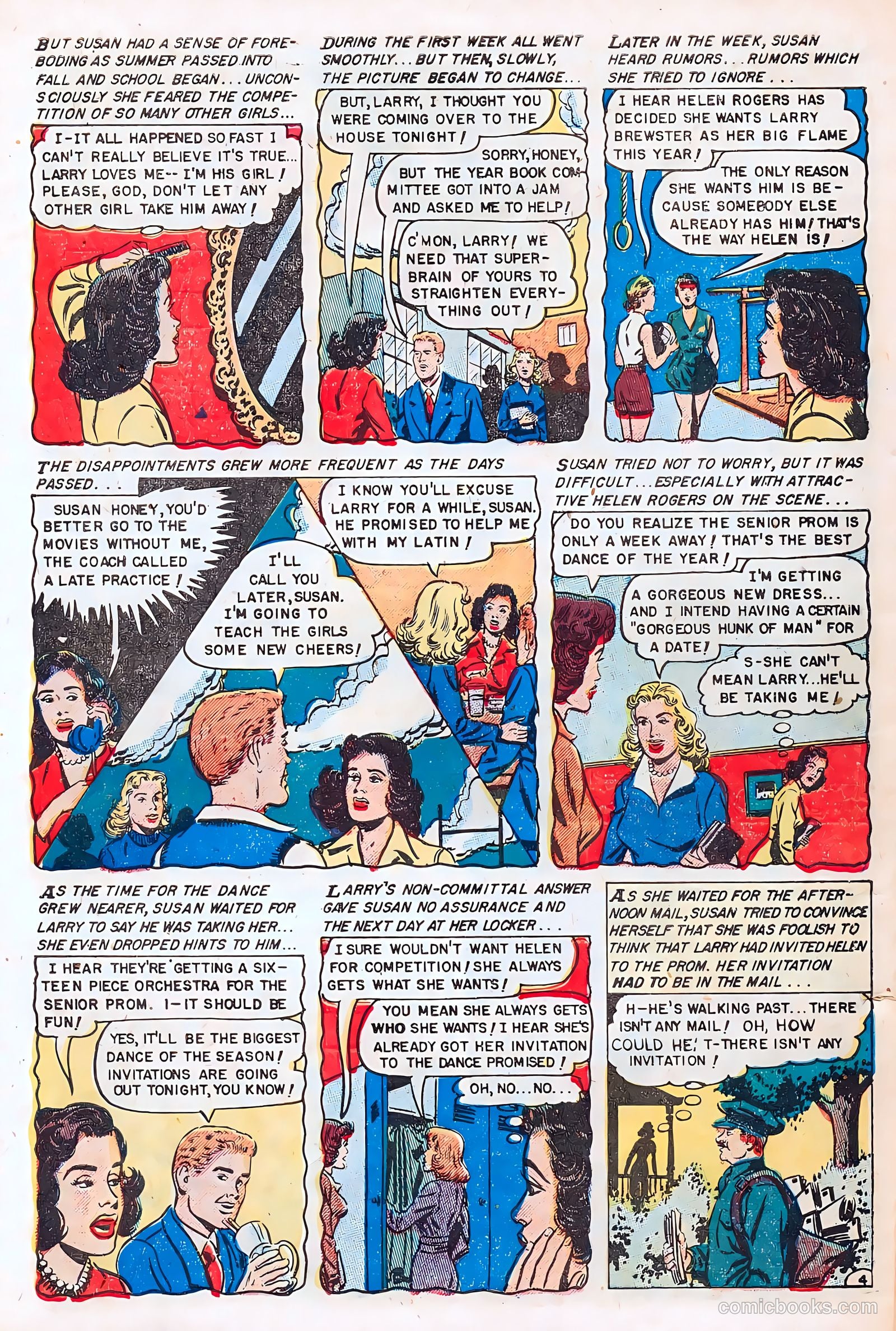Romantic Hearts #10 (1952) — page 30 of 36