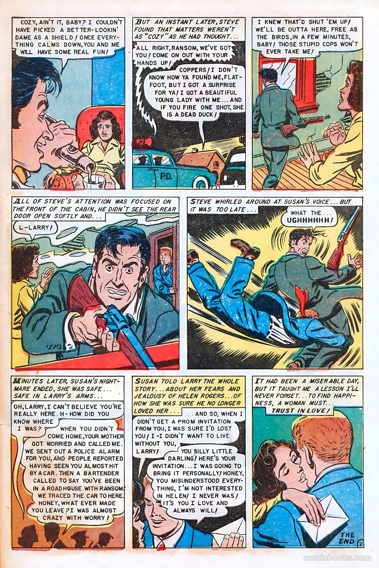 Romantic Hearts #10 (1952) — page 33 of 36