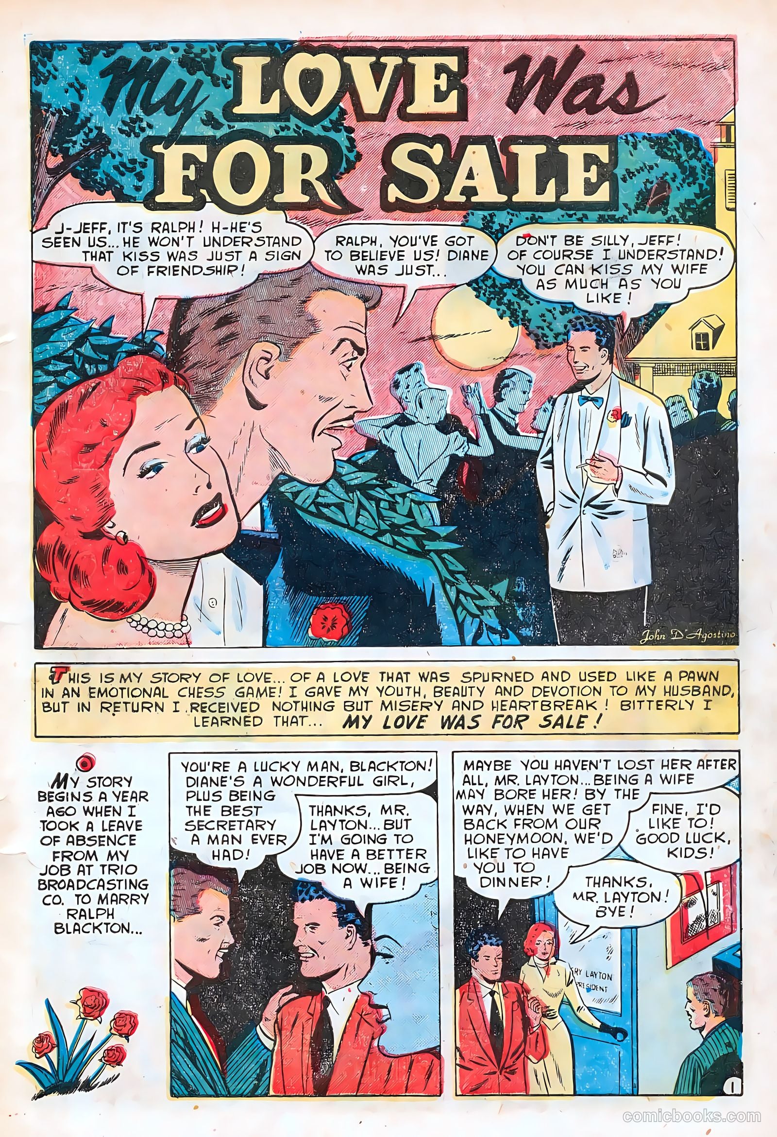 Romantic Hearts #10 (1955) — page 3 of 36