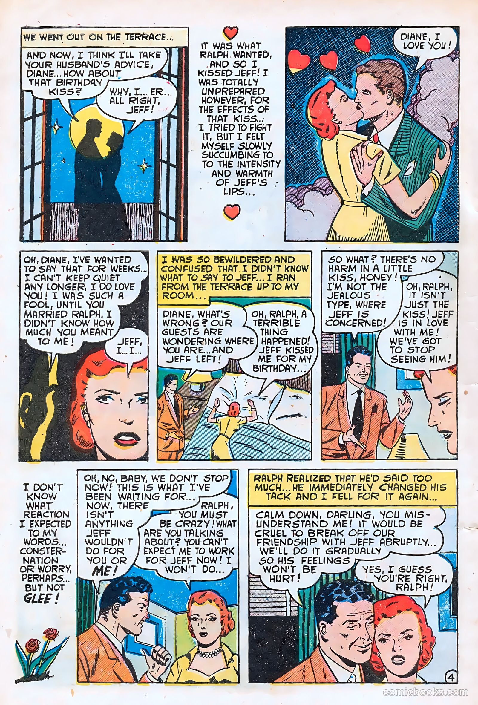 Romantic Hearts #10 (1955) — page 6 of 36