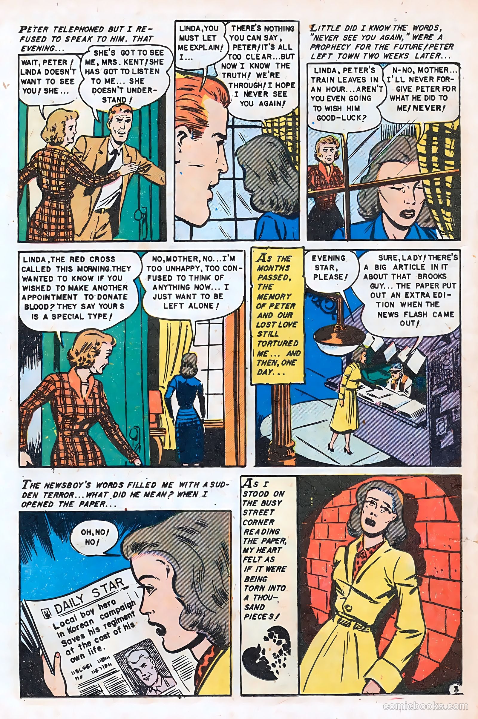 Romantic Hearts #10 (1955) — page 22 of 36