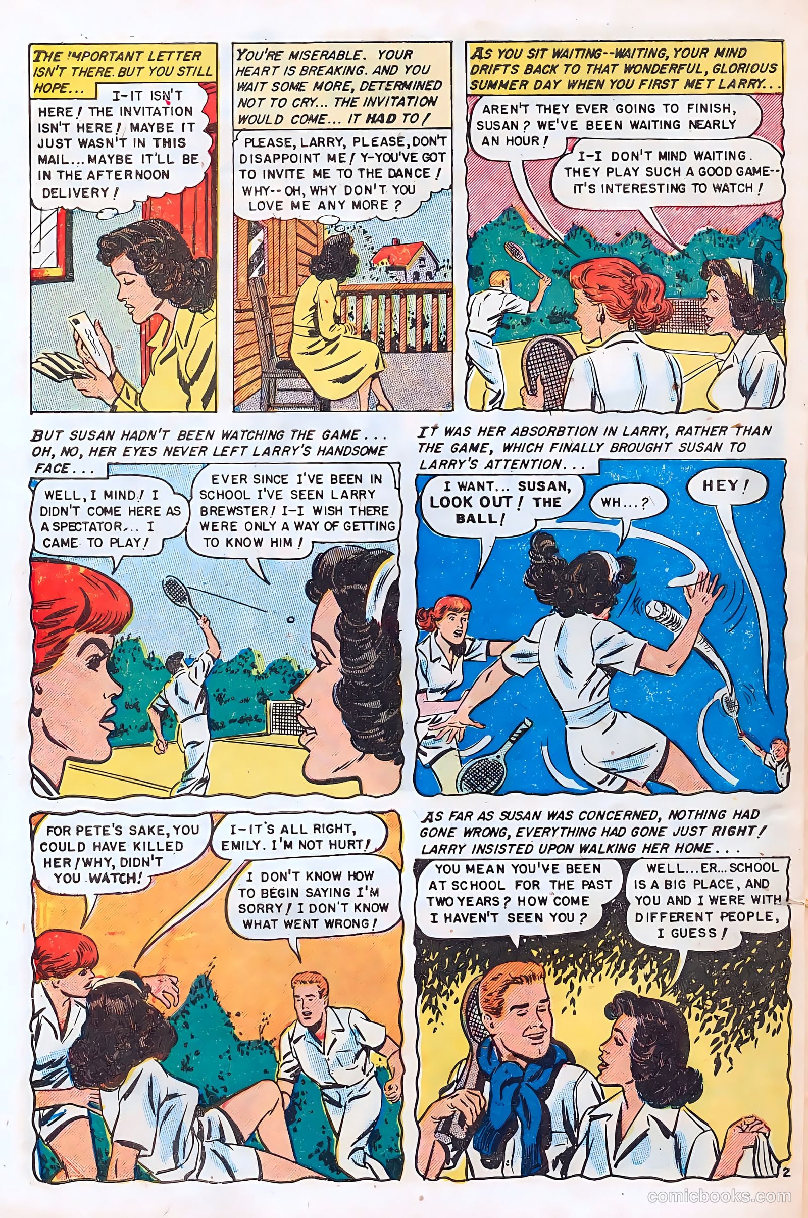 Romantic Hearts #10 (1955) — page 28 of 36