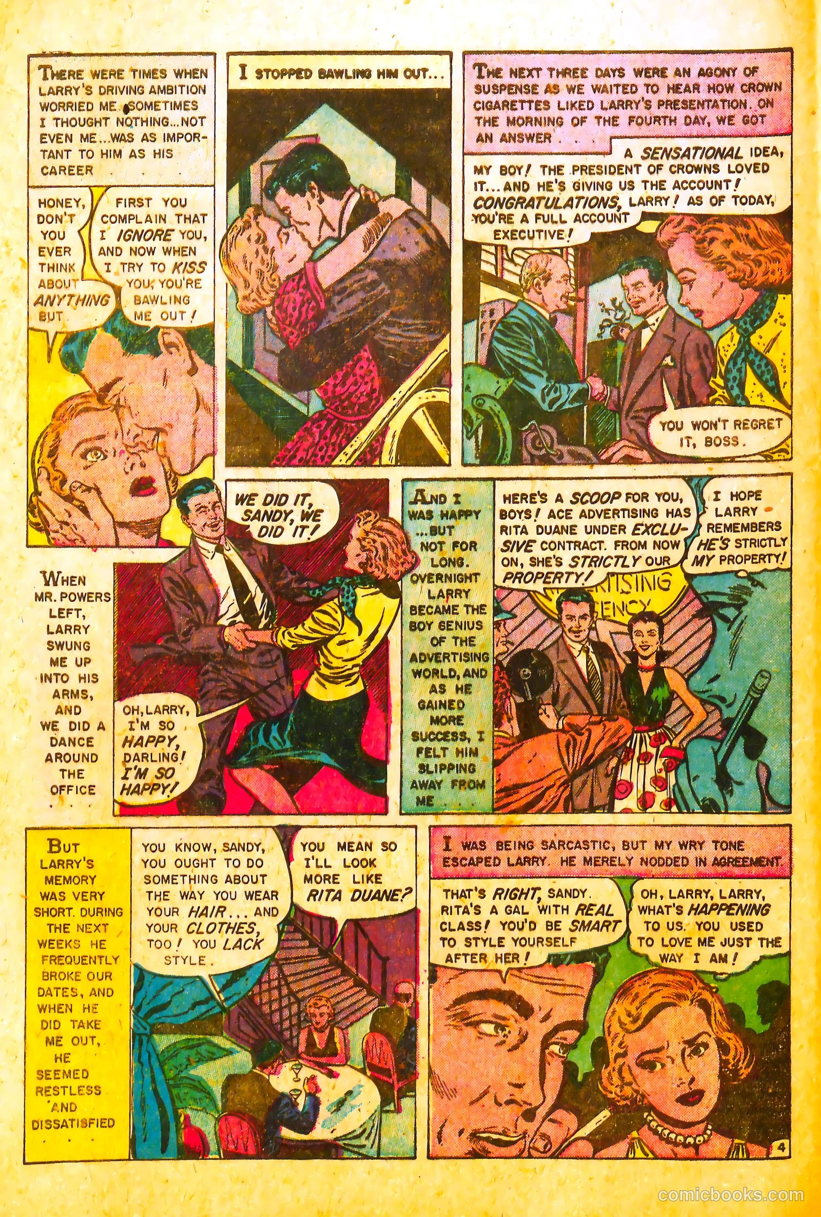 Romantic Hearts #11 (1955) — page 6 of 36