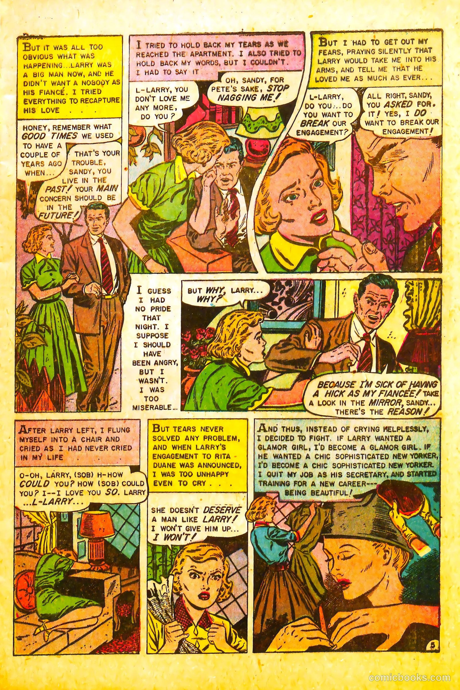 Romantic Hearts #11 (1955) — page 7 of 36