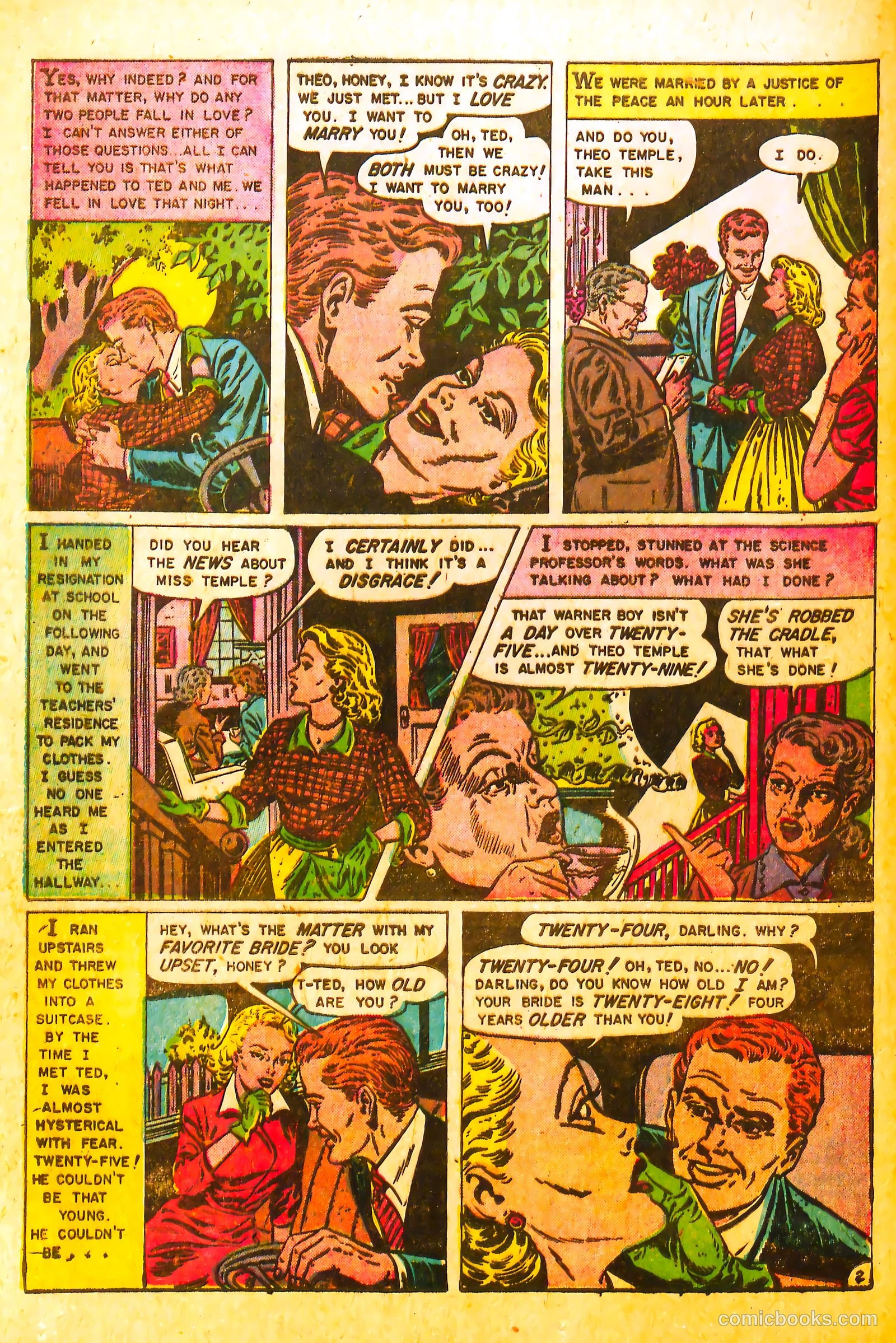 Romantic Hearts #11 (1955) — page 14 of 36