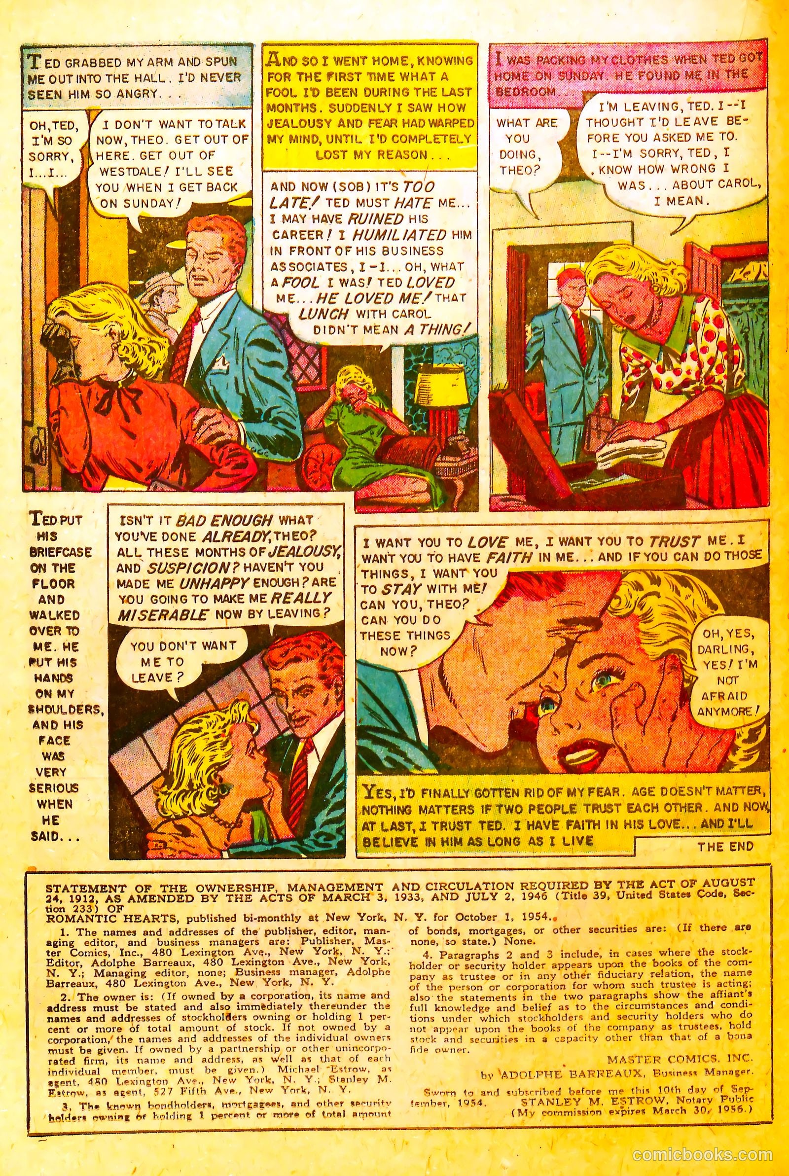 Romantic Hearts #11 (1955) — page 18 of 36