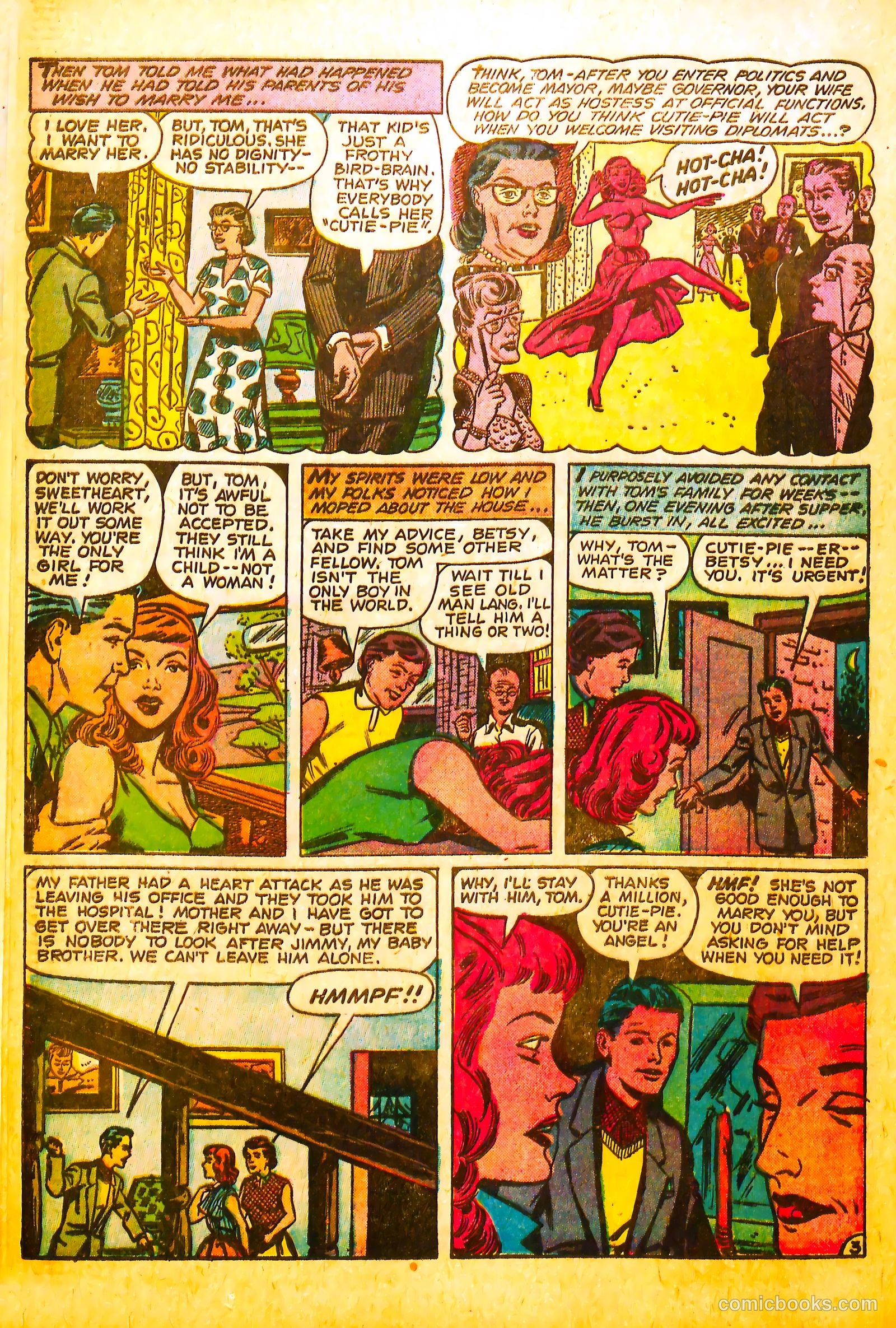 Romantic Hearts #11 (1955) — page 22 of 36