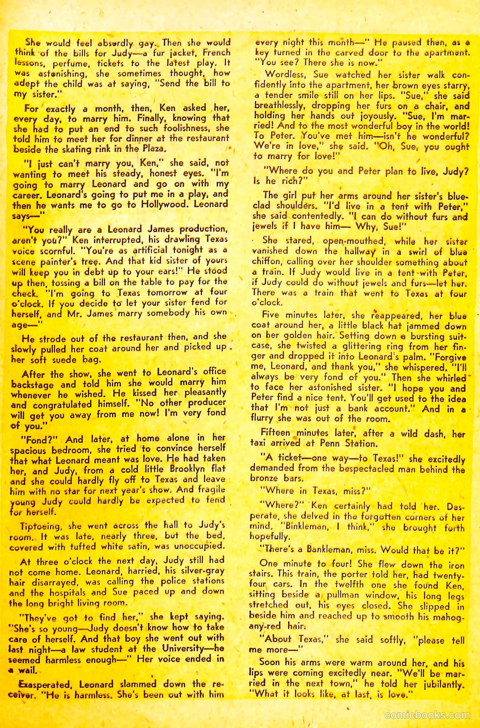 Romantic Hearts #11 (1955) — page 27 of 36