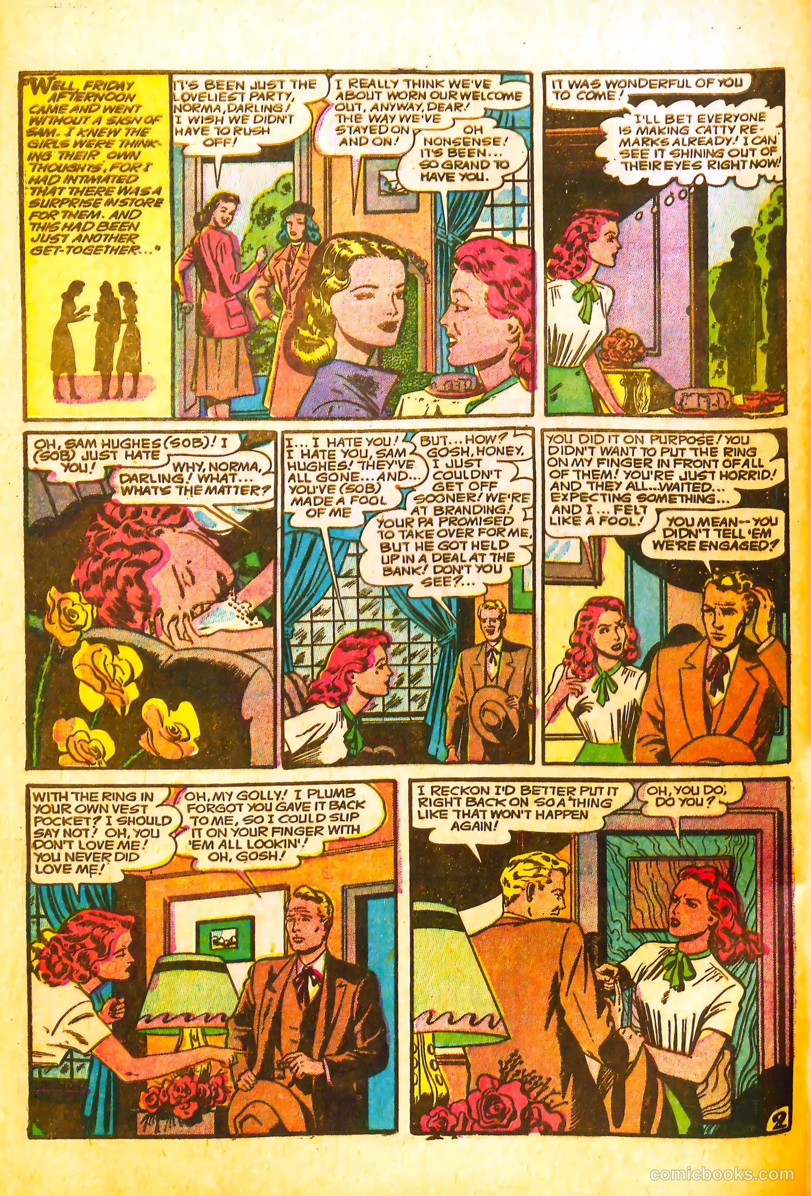 Romantic Hearts #11 (1955) — page 30 of 36