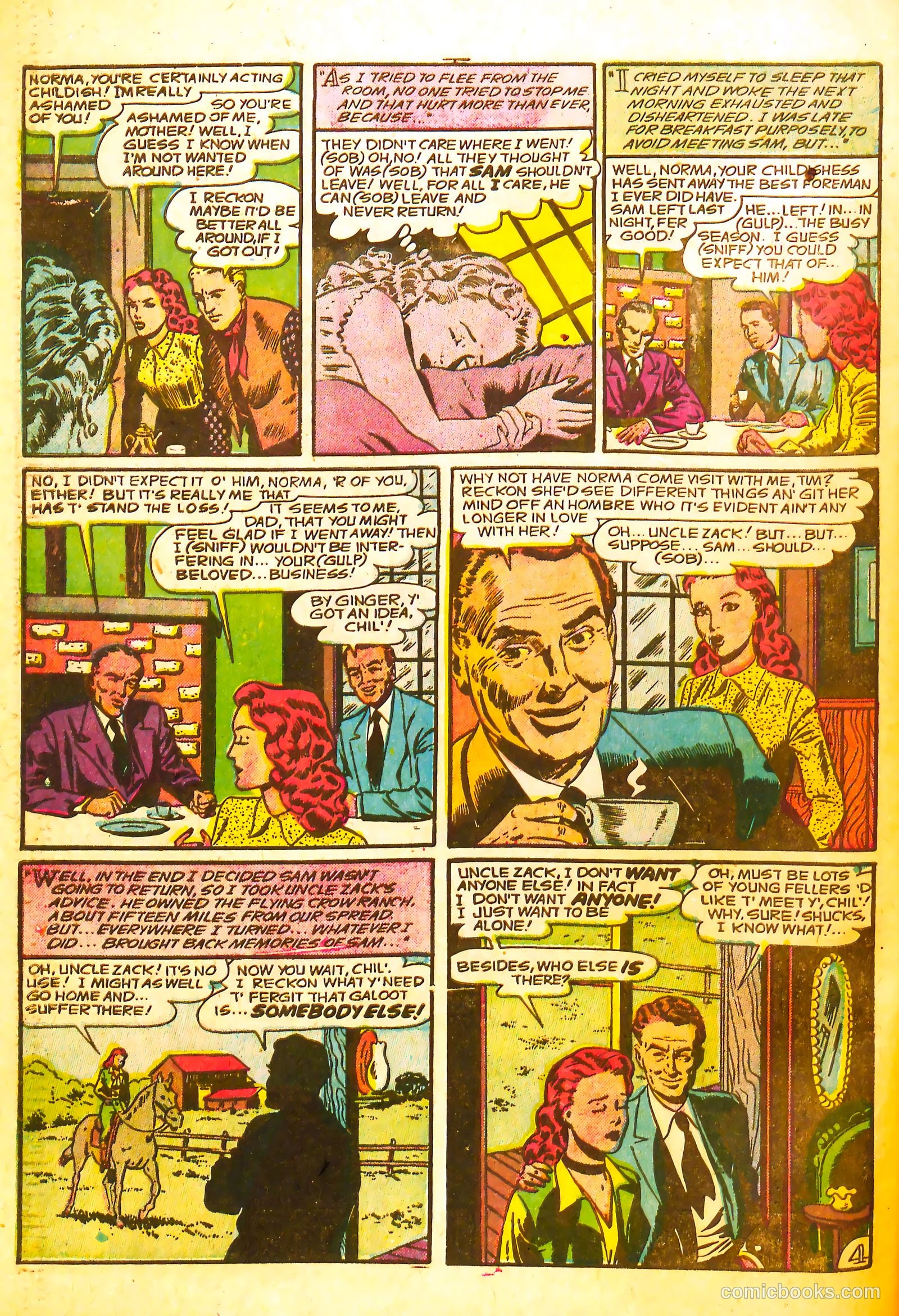 Romantic Hearts #11 (1955) — page 32 of 36