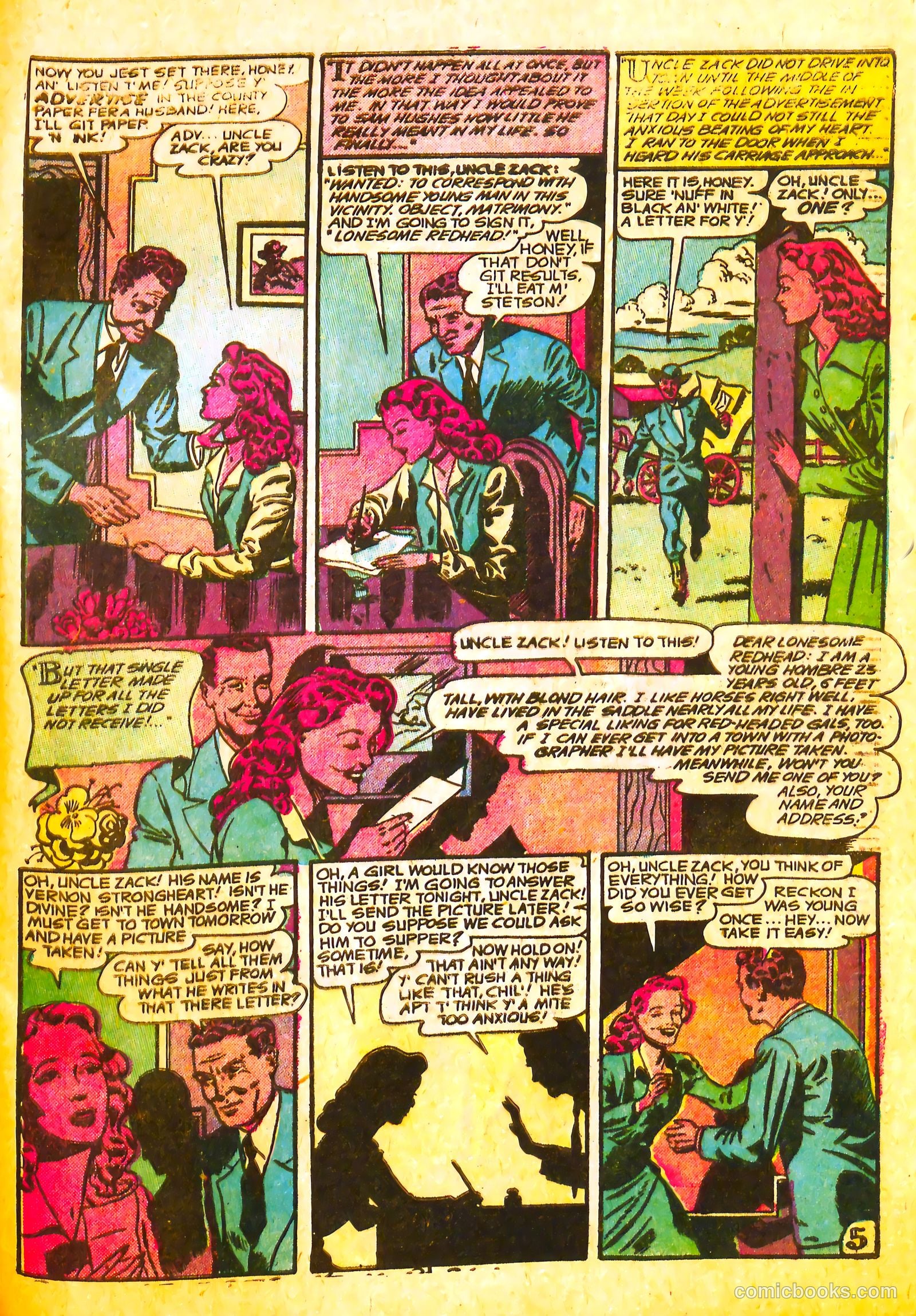 Romantic Hearts #11 (1955) — page 33 of 36