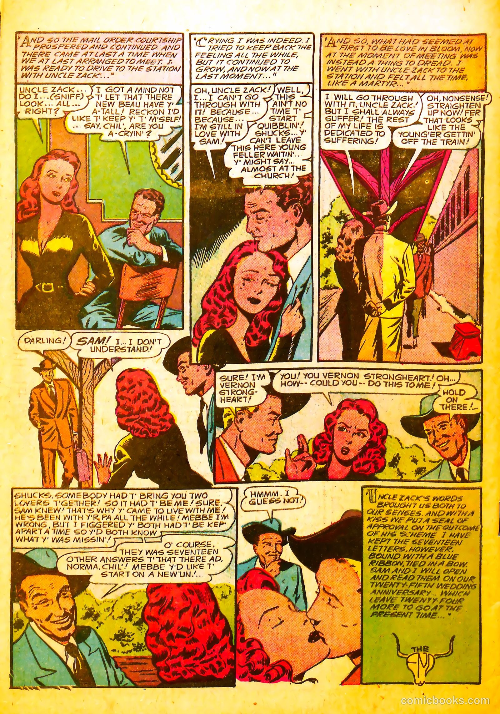Romantic Hearts #11 (1955) — page 34 of 36