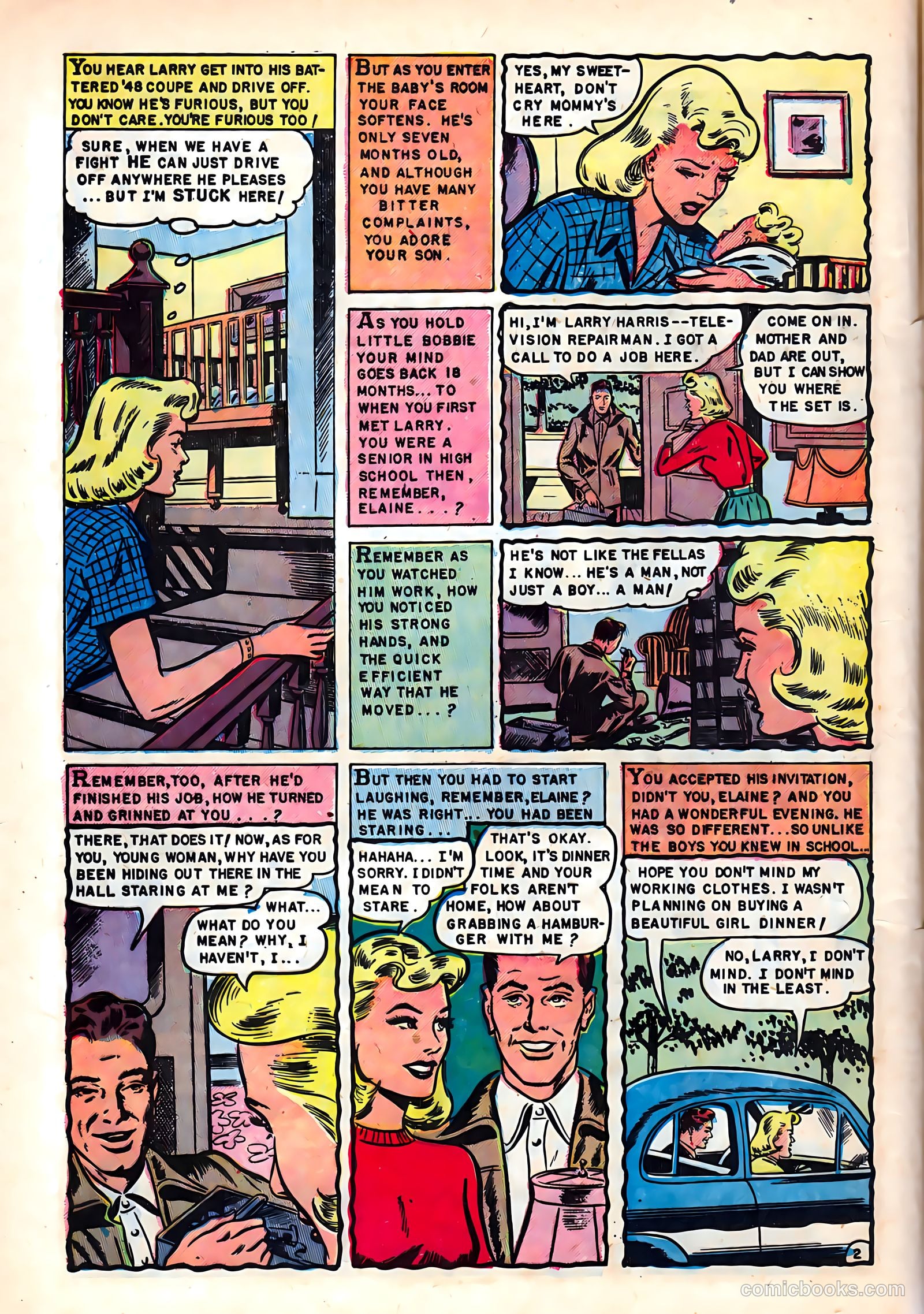 Romantic Hearts #11 (1953) — page 4 of 36
