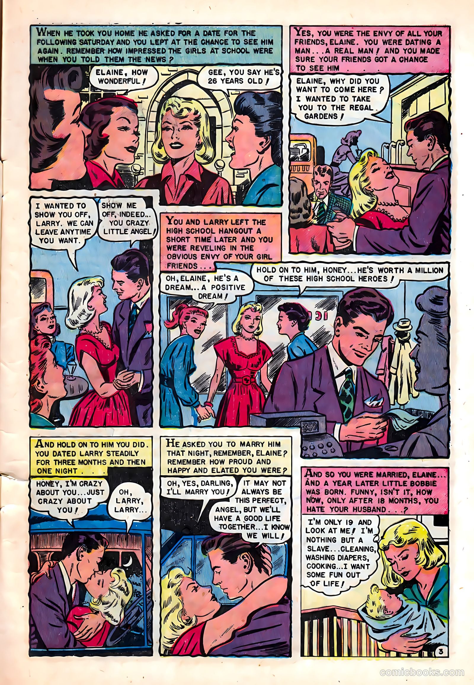 Romantic Hearts #11 (1953) — page 5 of 36