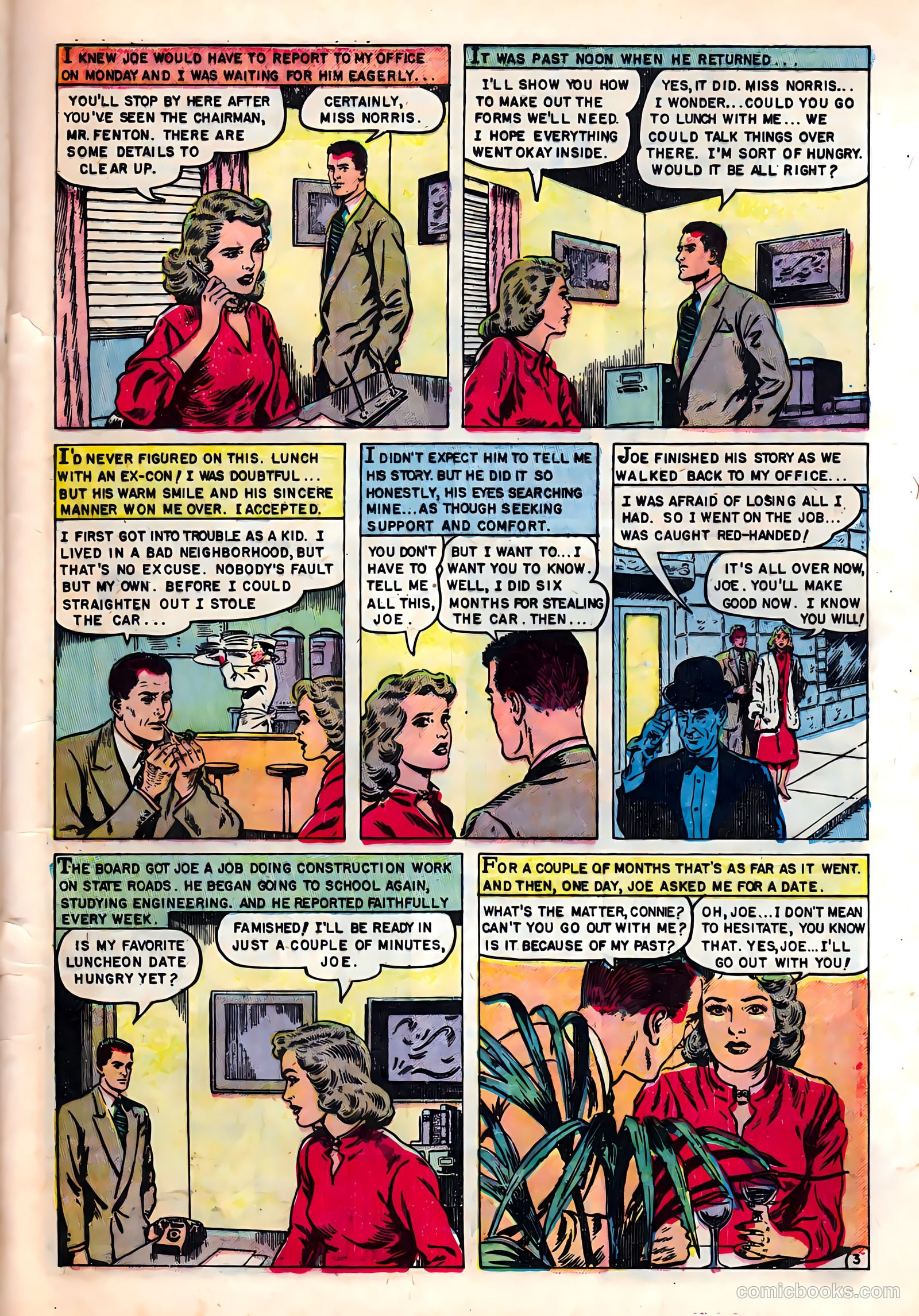 Romantic Hearts #11 (1953) — page 21 of 36