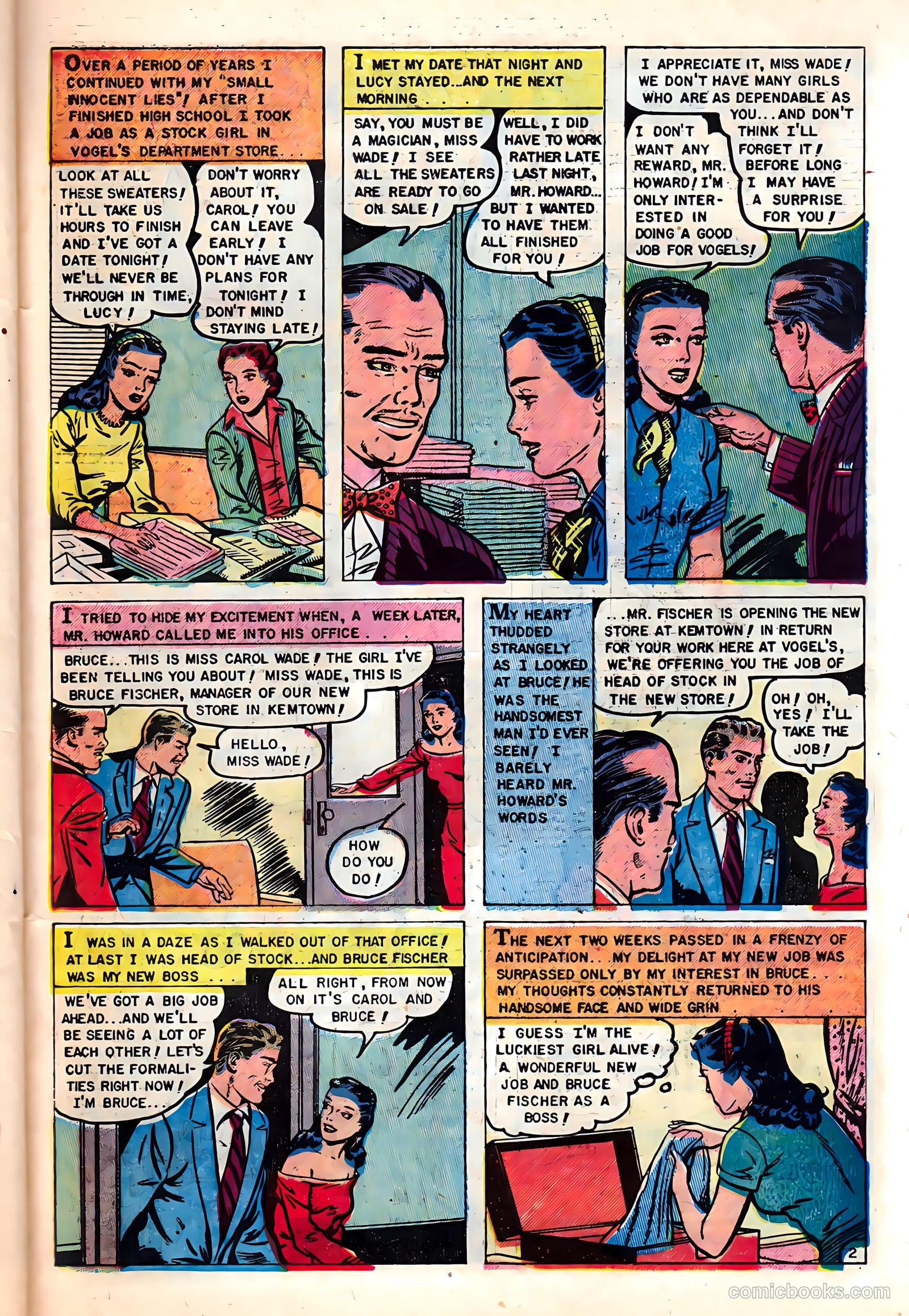 Romantic Hearts #11 (1953) — page 27 of 36