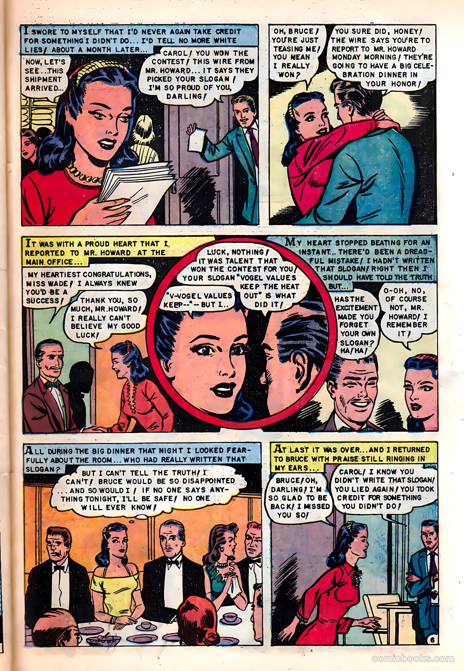 Romantic Hearts #11 (1953) — page 31 of 36