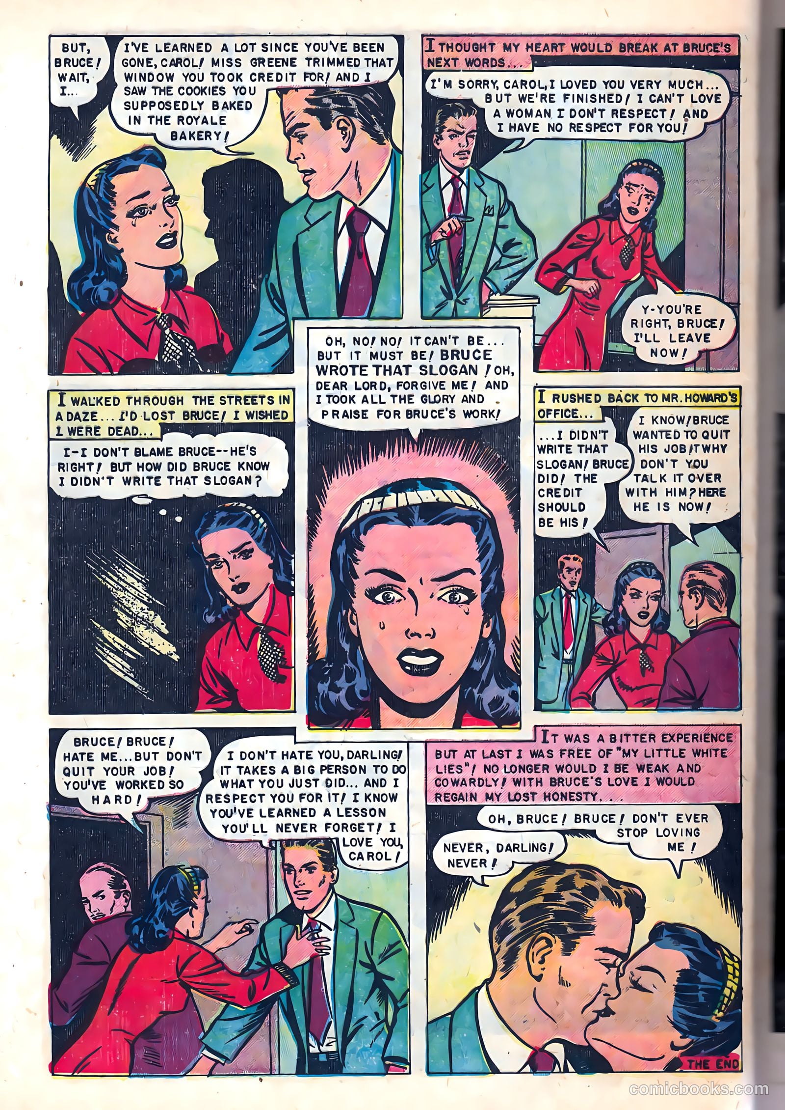 Romantic Hearts #11 (1953) — page 32 of 36