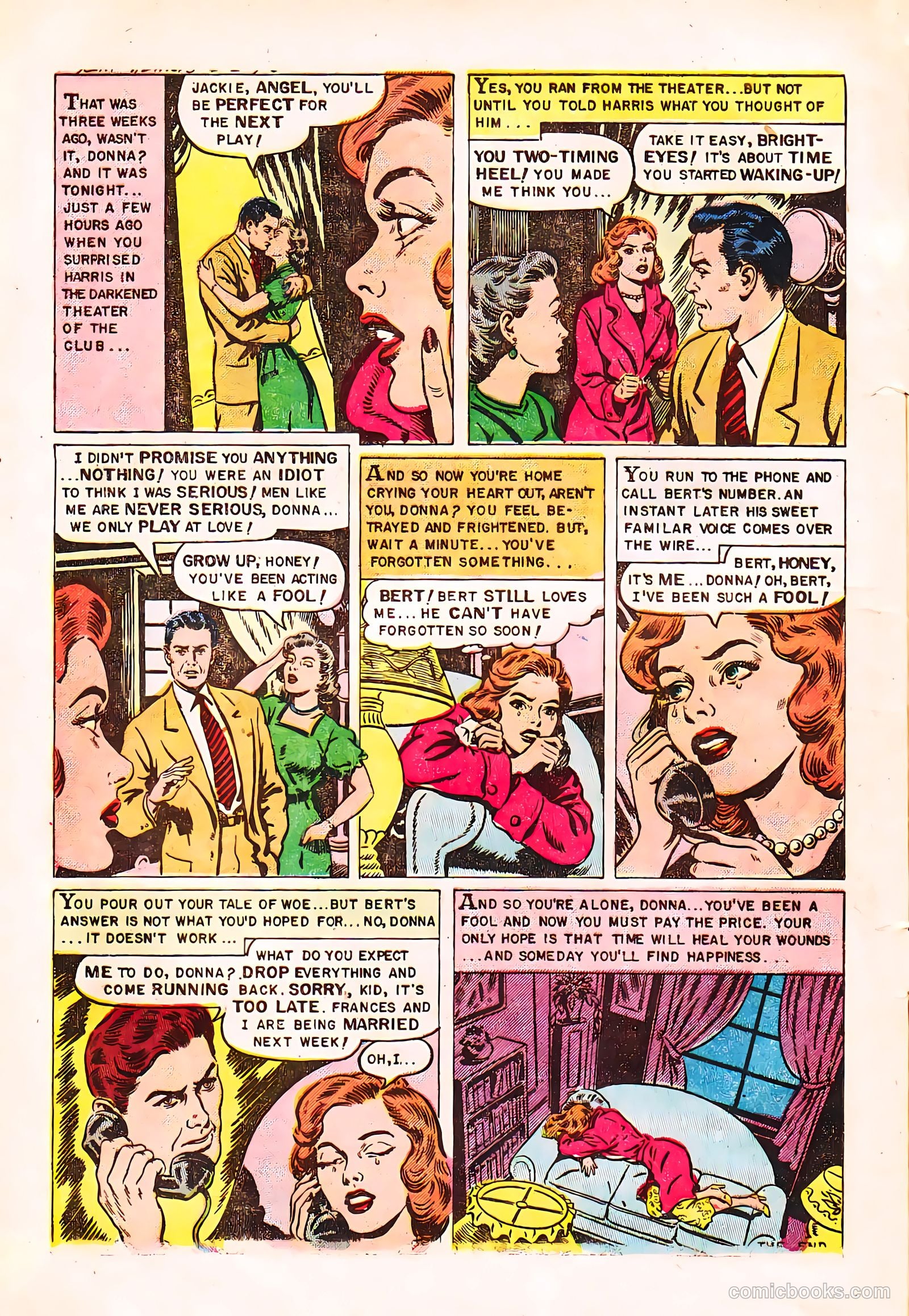 Romantic Hearts #2 (1951) — page 8 of 36