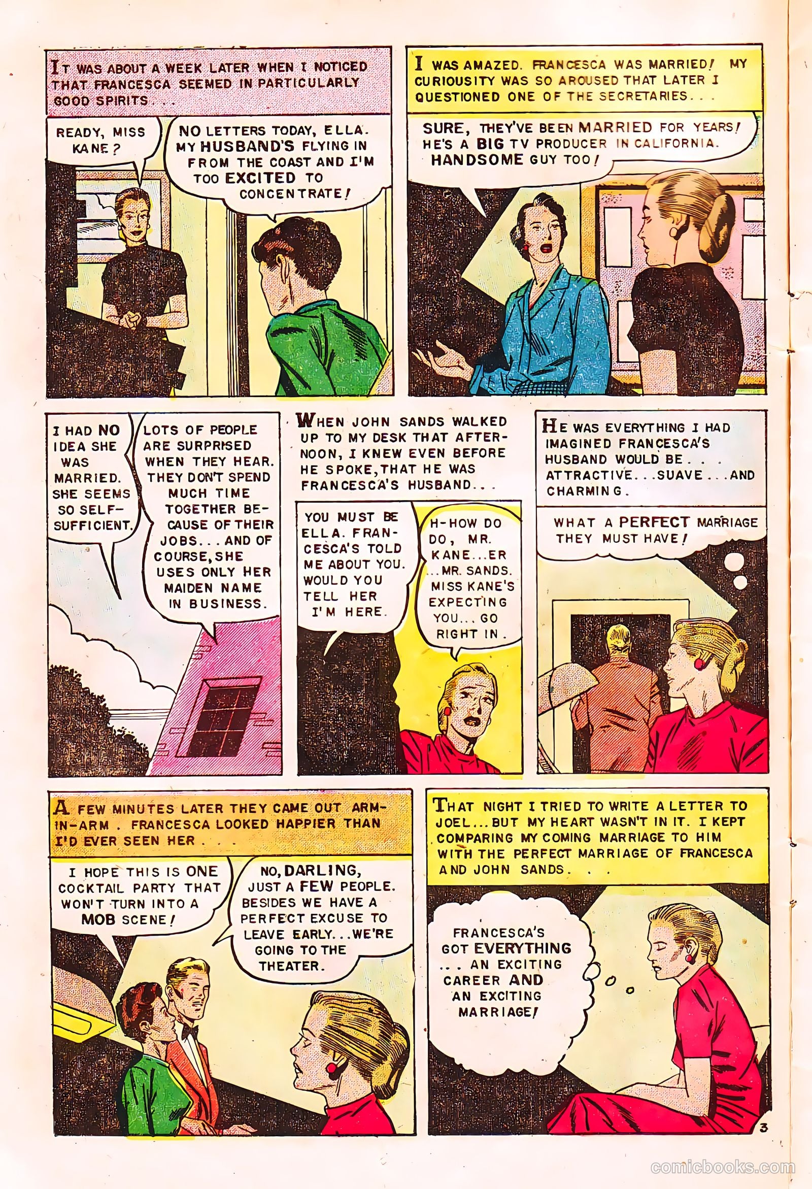 Romantic Hearts #2 (1951) — page 12 of 36