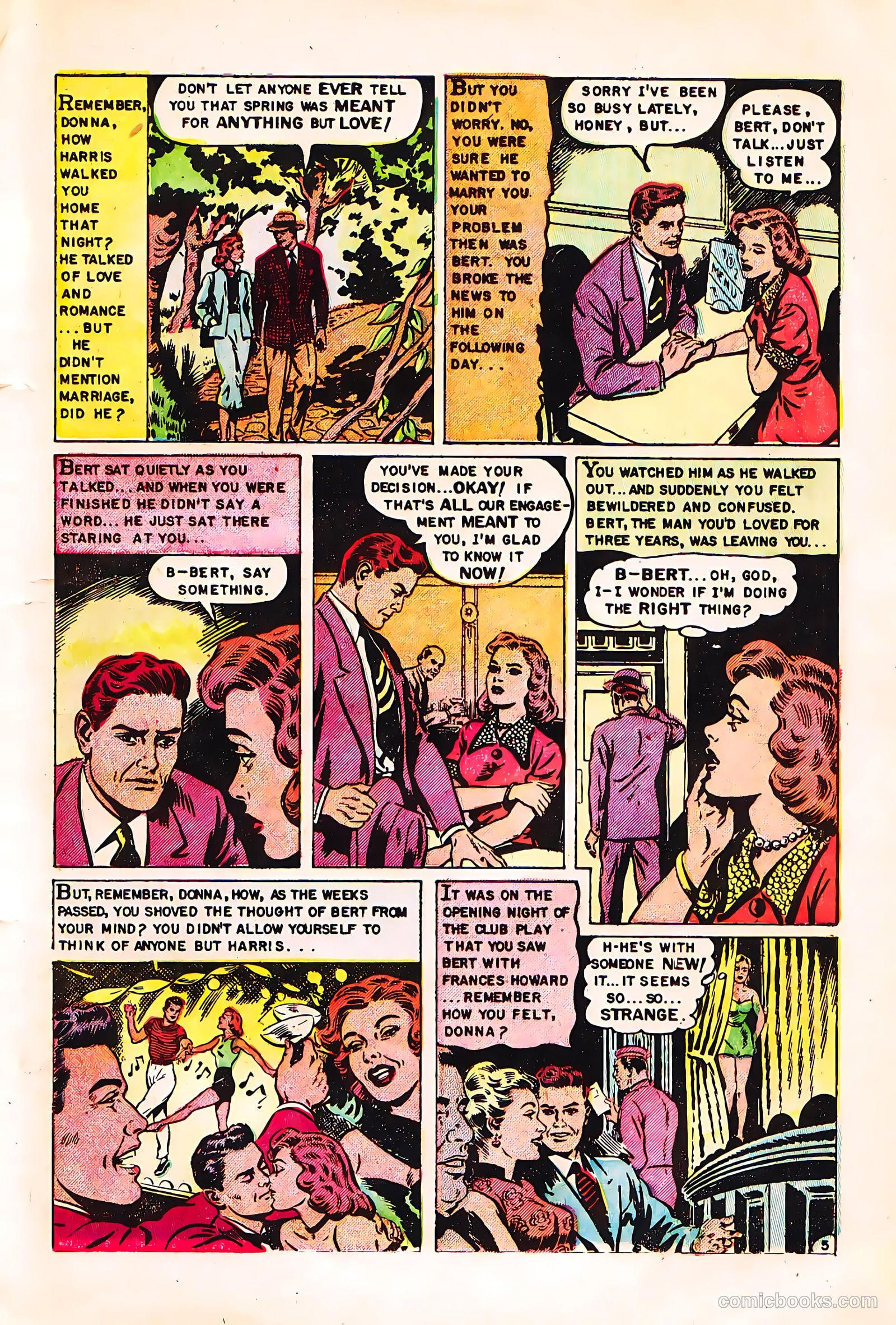 Romantic Hearts #2 (1953) — page 7 of 36