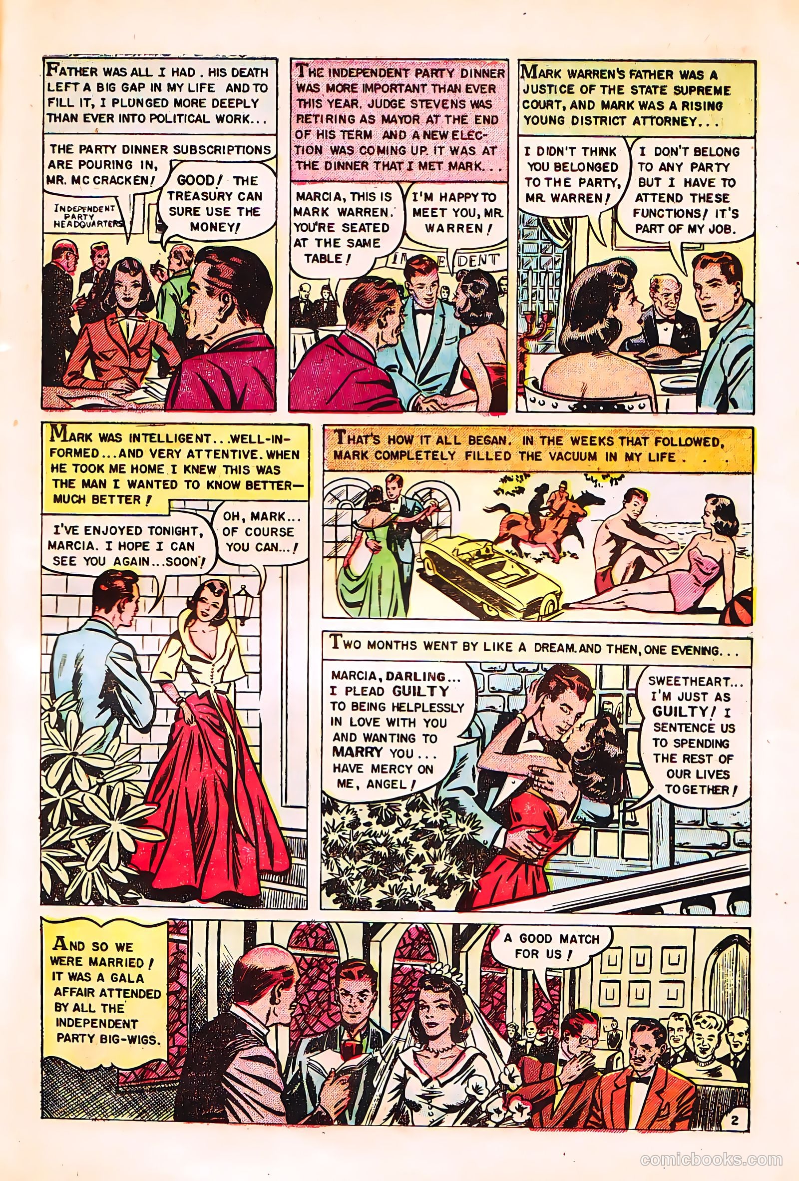 Romantic Hearts #2 (1953) — page 27 of 36