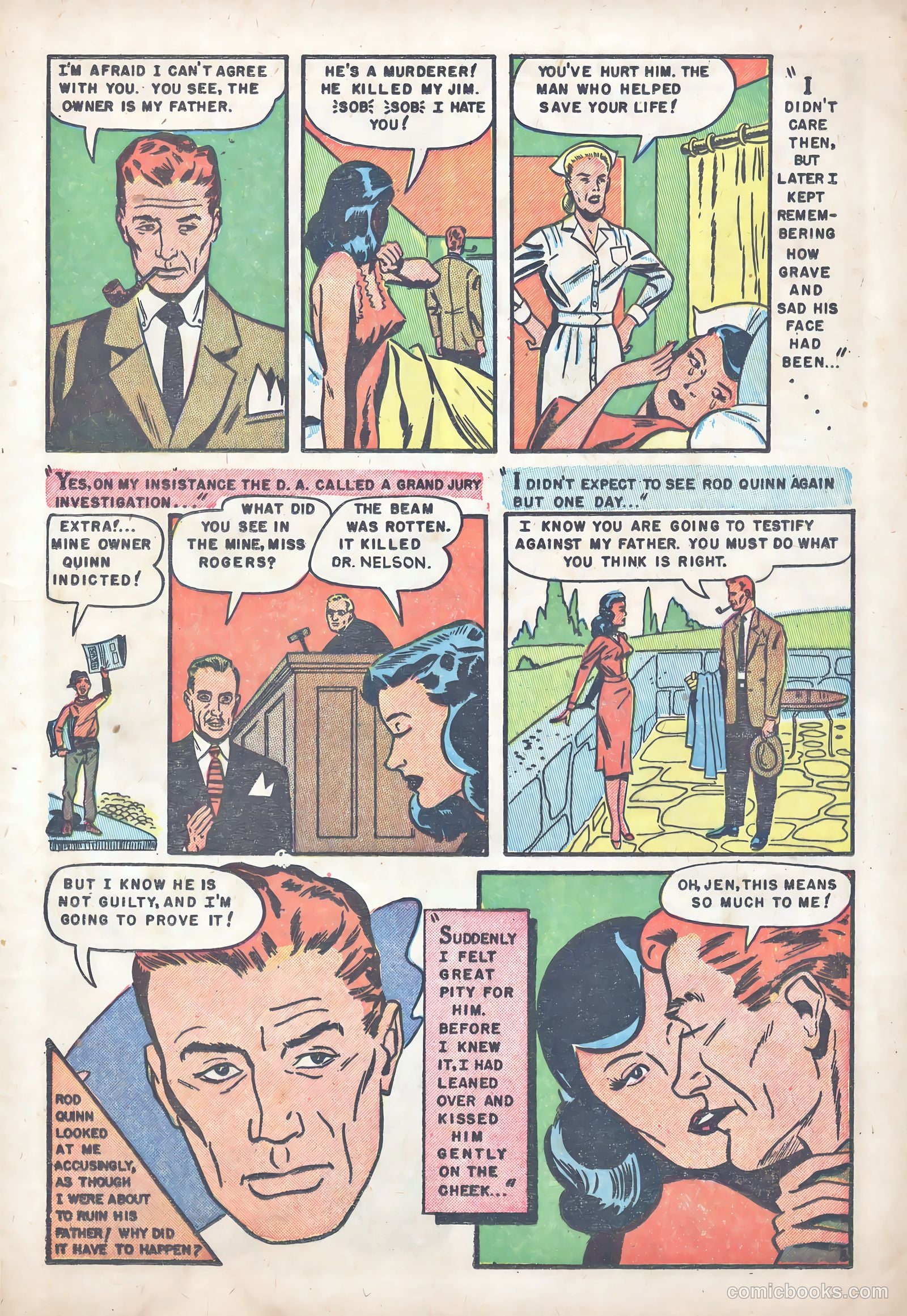 Romantic Hearts #3 (1953) — page 7 of 36