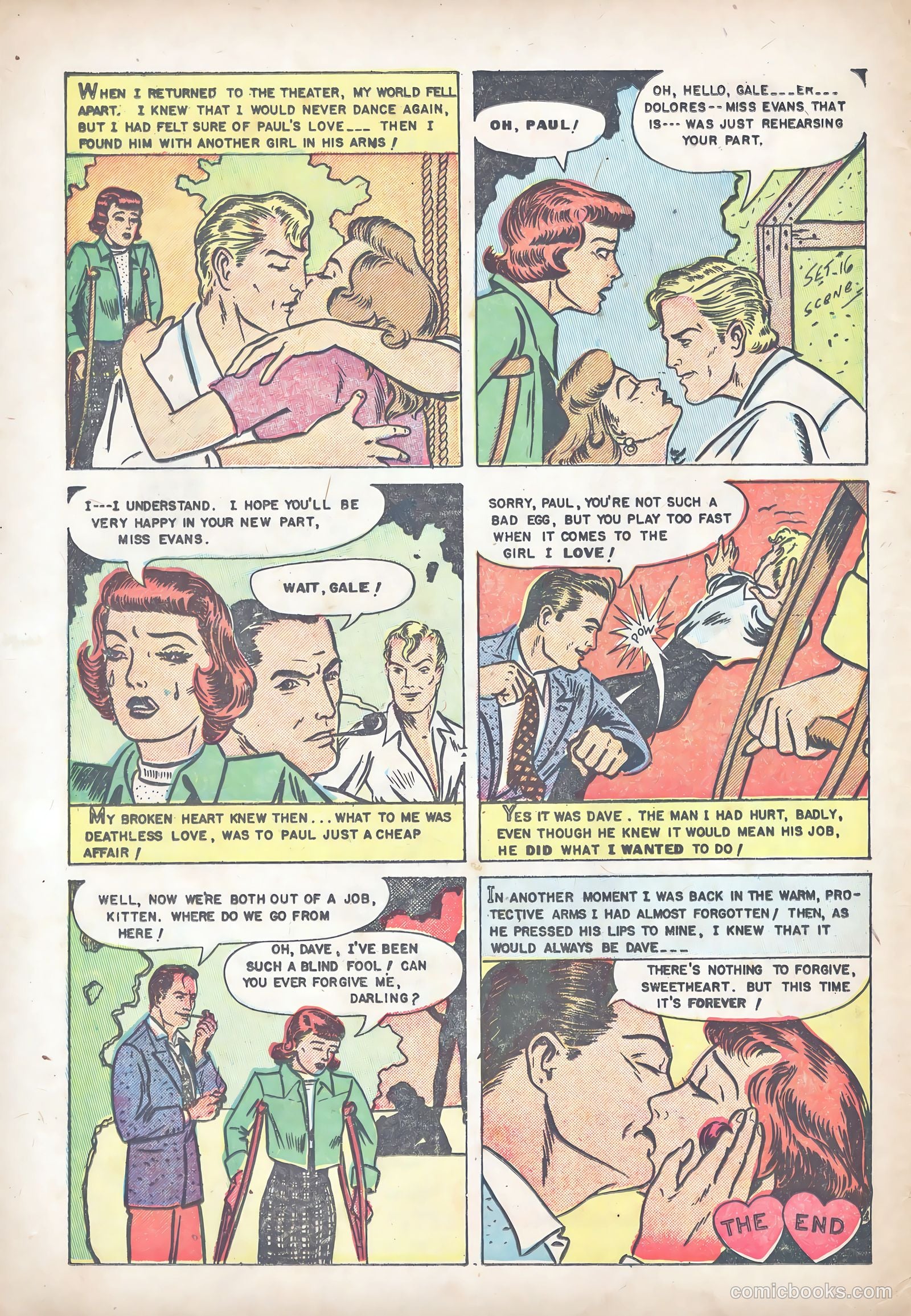 Romantic Hearts #3 (1953) — page 32 of 36