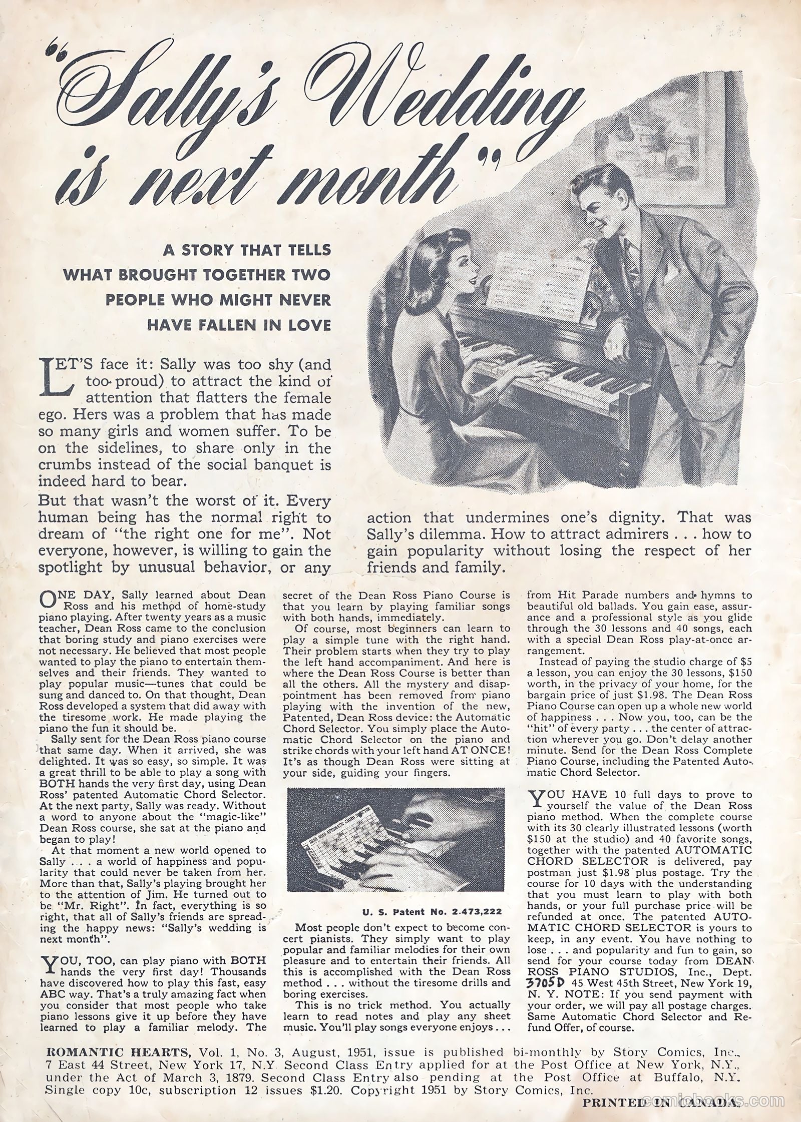 Romantic Hearts #3 (1951) — page 2 of 36