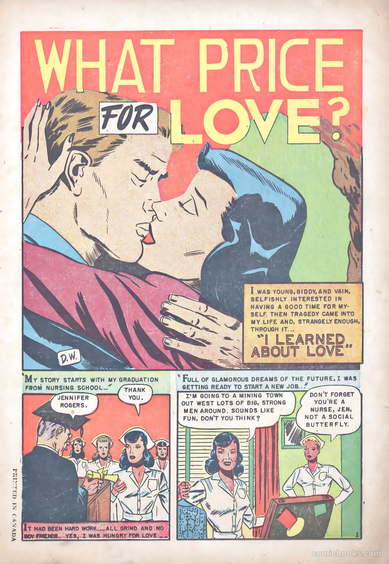 Romantic Hearts #3 (1951) — page 3 of 36