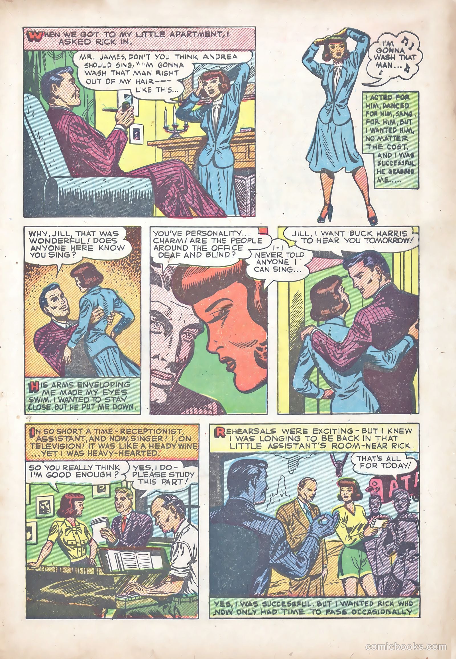 Romantic Hearts #3 (1951) — page 19 of 36