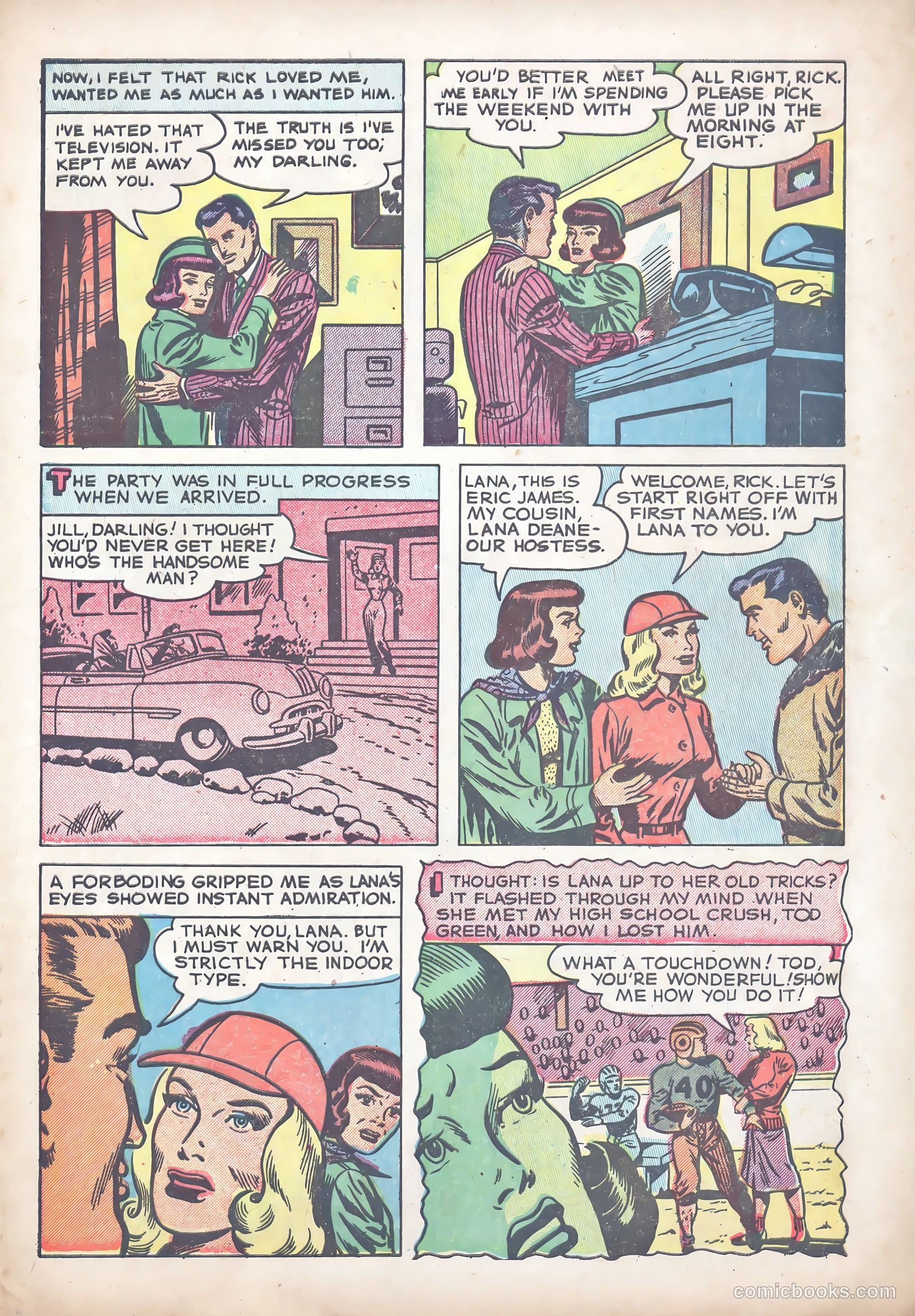 Romantic Hearts #3 (1951) — page 21 of 36