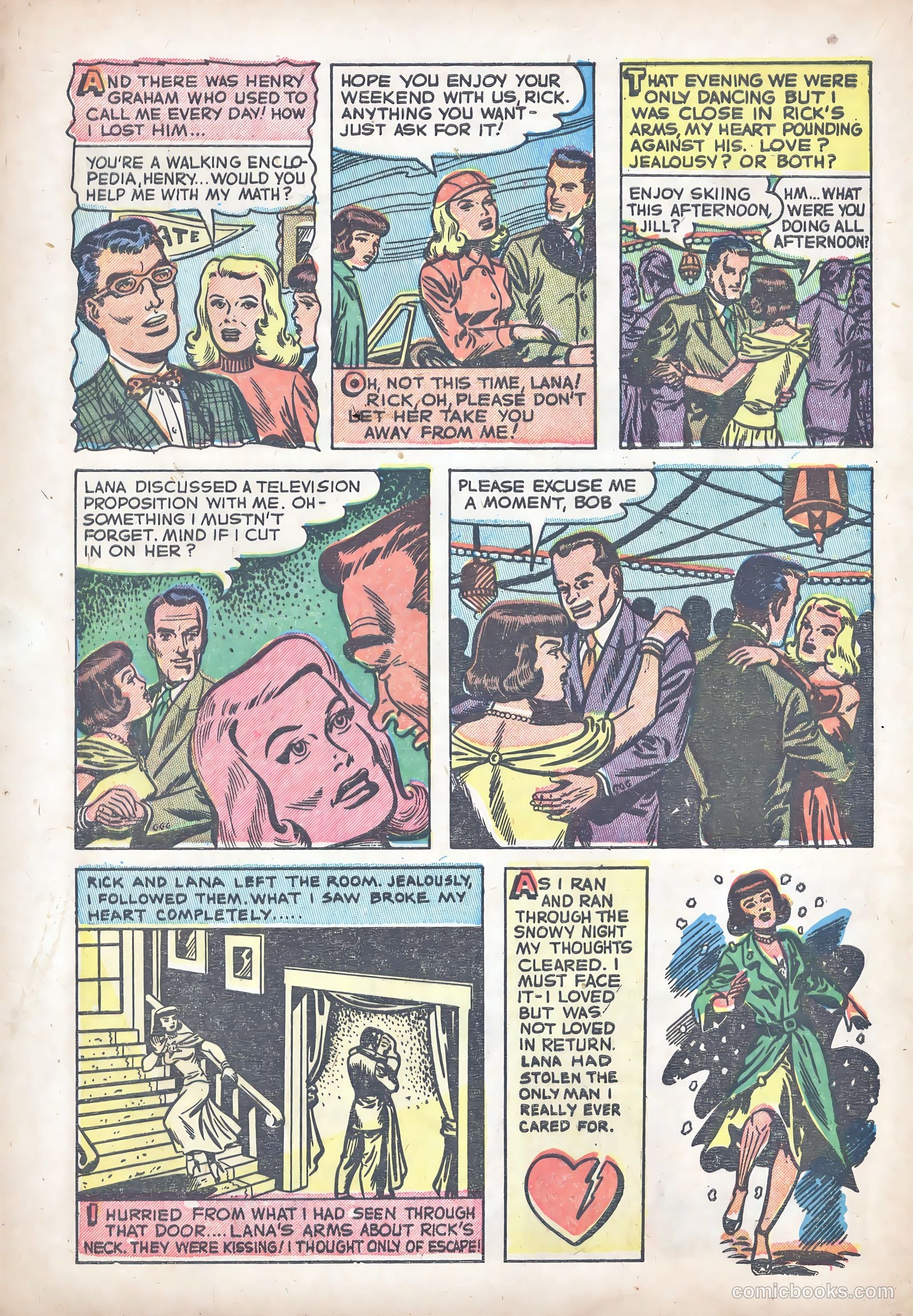 Romantic Hearts #3 (1951) — page 22 of 36