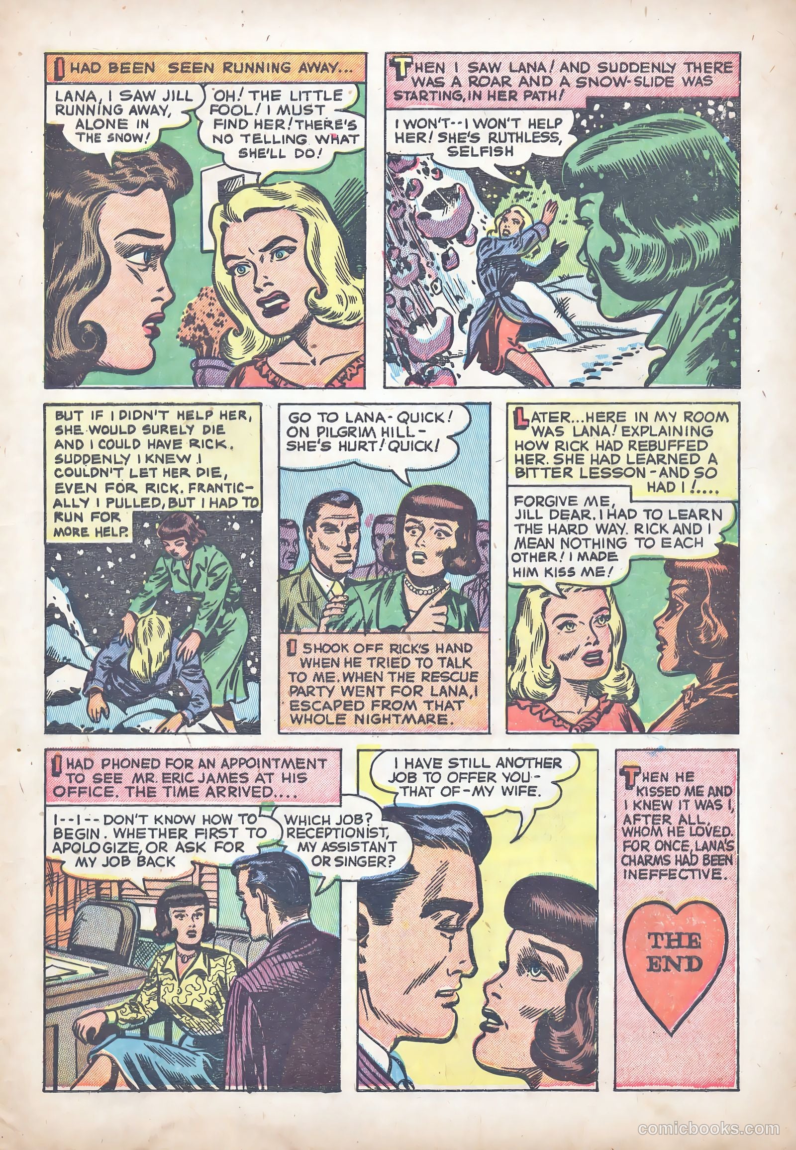 Romantic Hearts #3 (1951) — page 23 of 36
