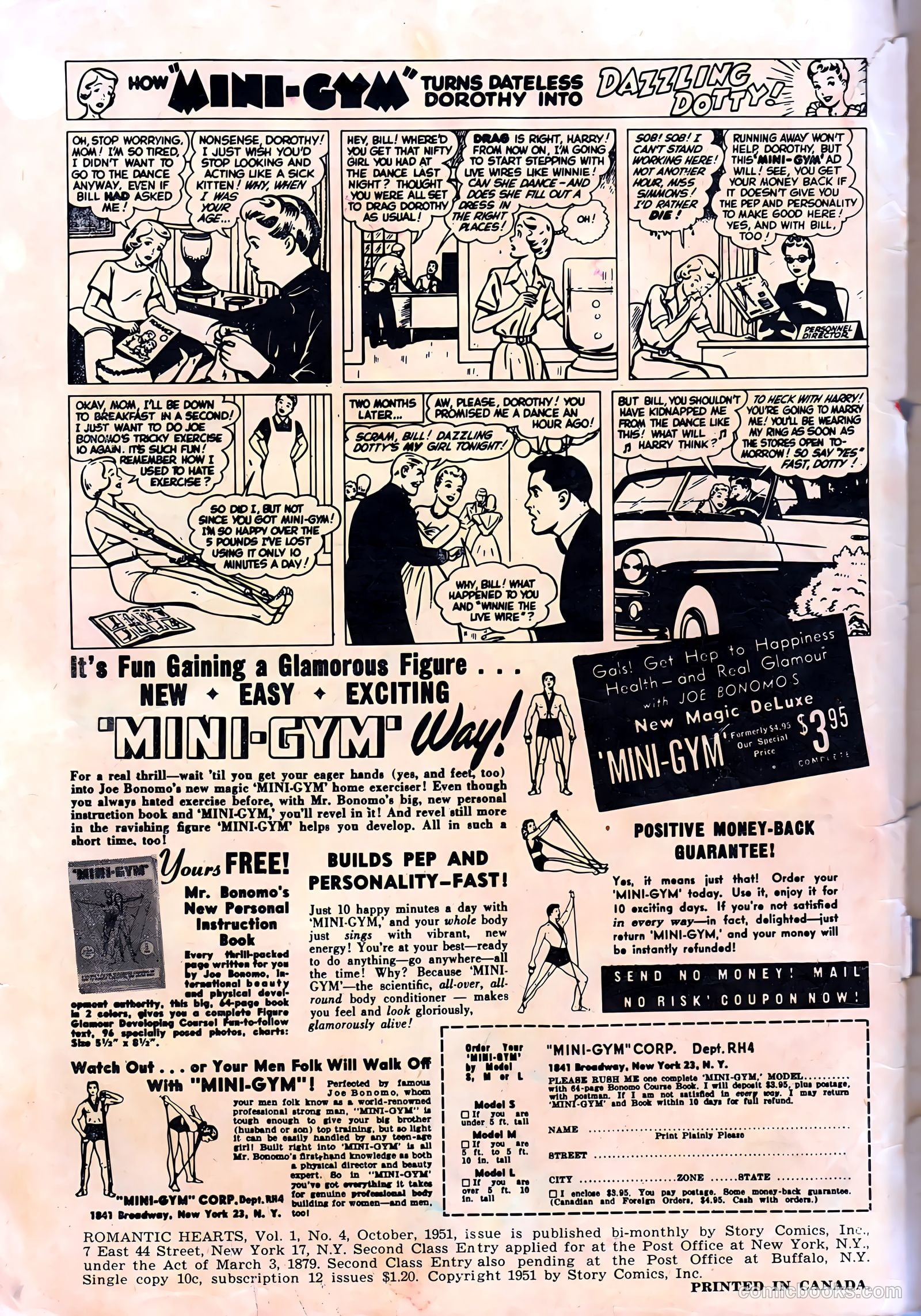 Romantic Hearts #4 (1951) — page 2 of 36