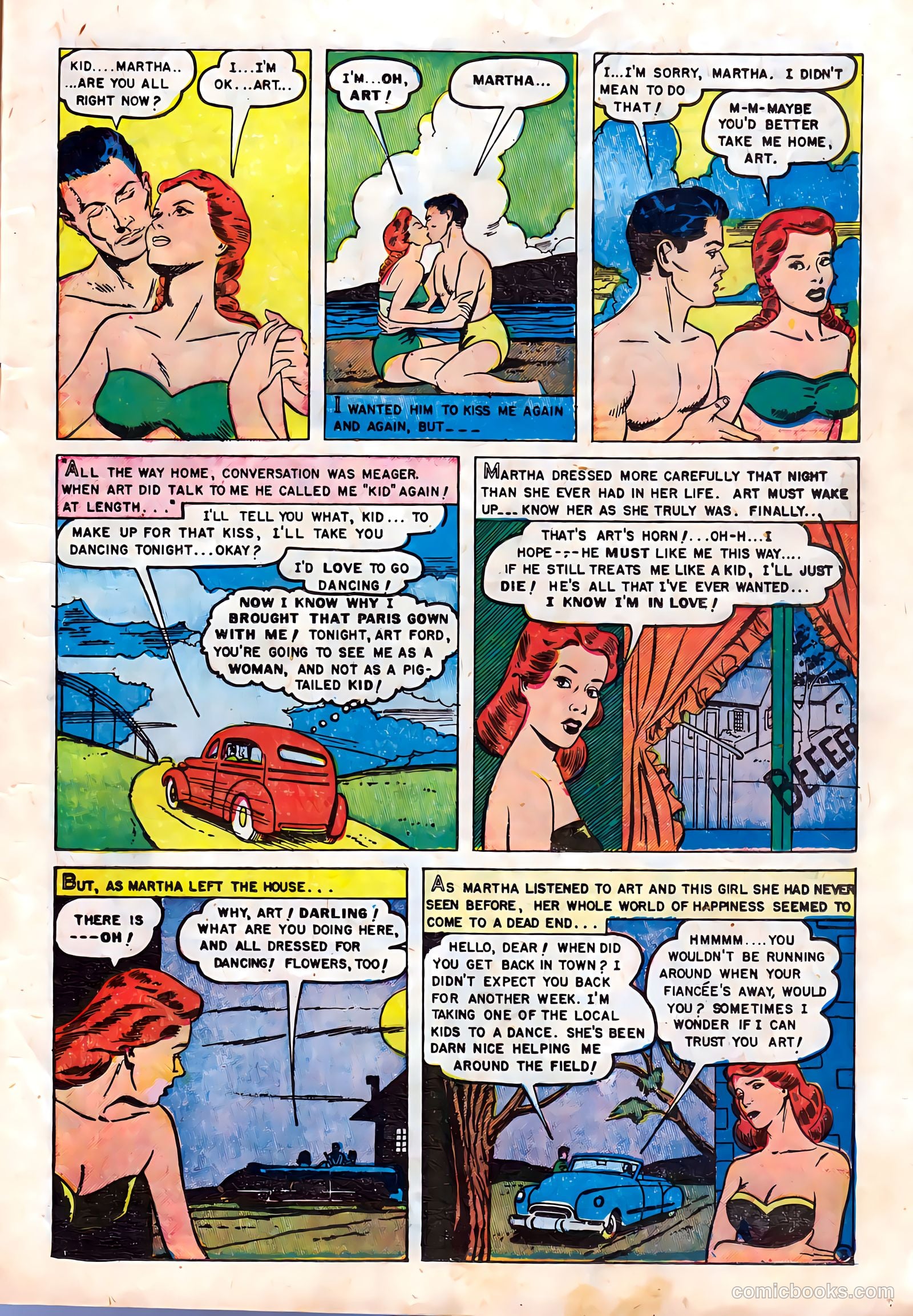 Romantic Hearts #4 (1951) — page 7 of 36