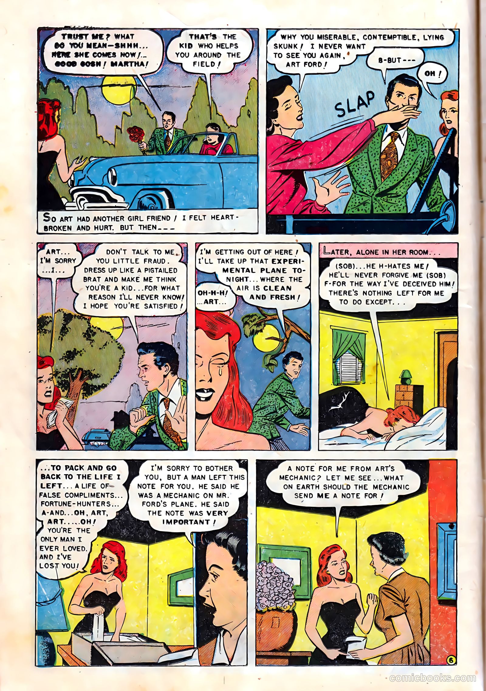 Romantic Hearts #4 (1951) — page 8 of 36