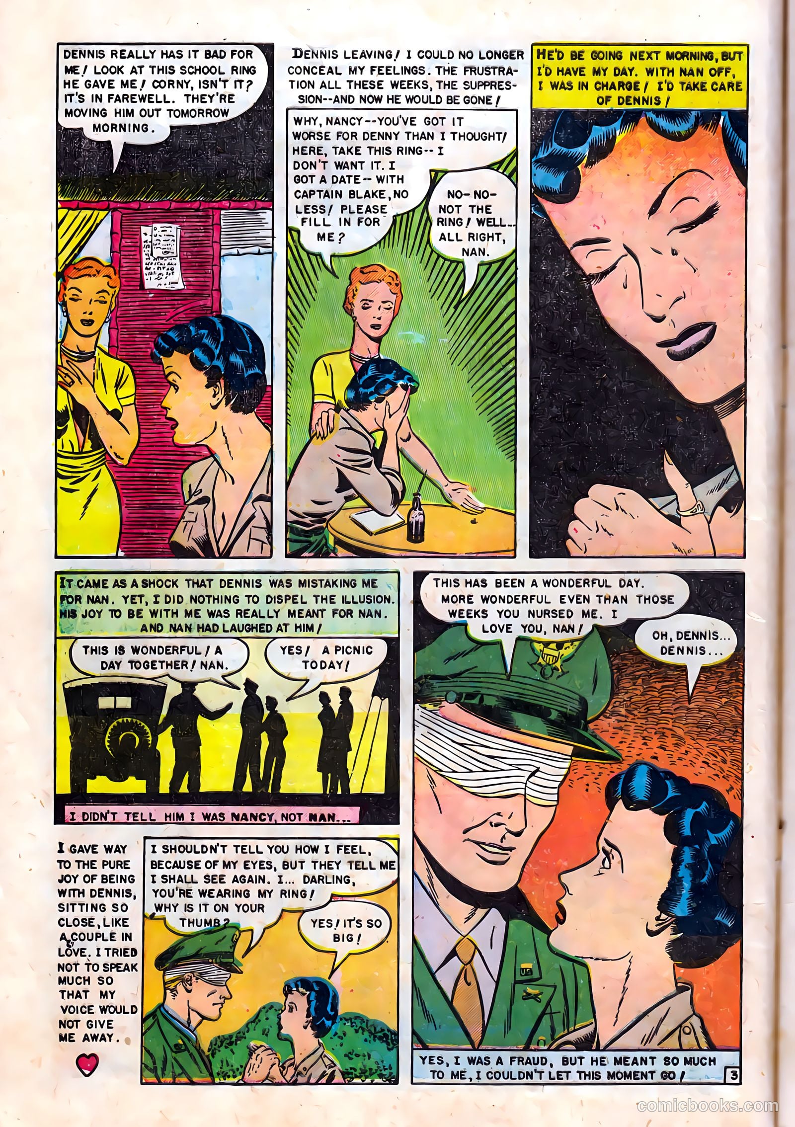 Romantic Hearts #4 (1951) — page 12 of 36