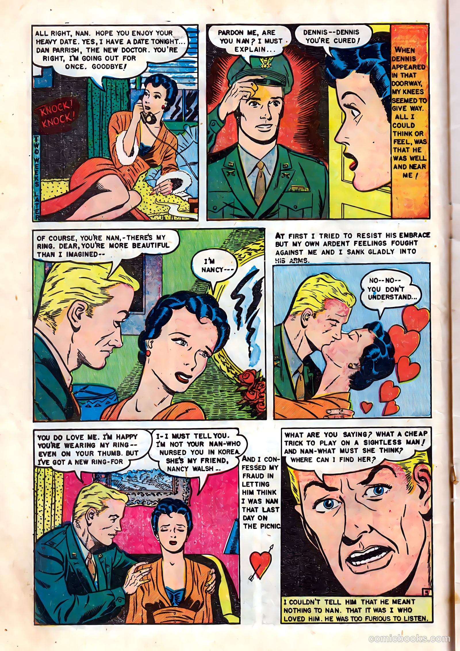 Romantic Hearts #4 (1951) — page 14 of 36