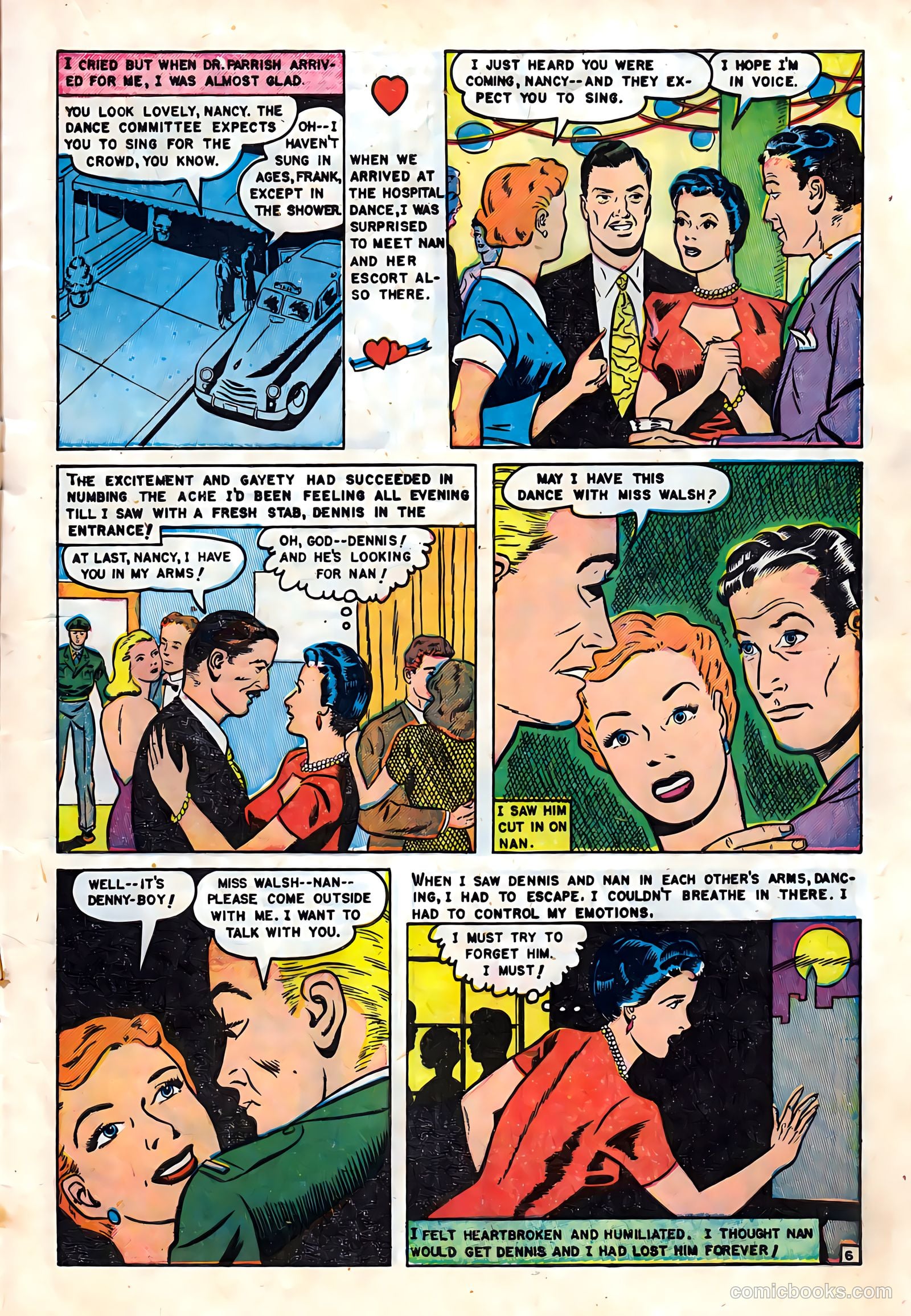 Romantic Hearts #4 (1951) — page 15 of 36