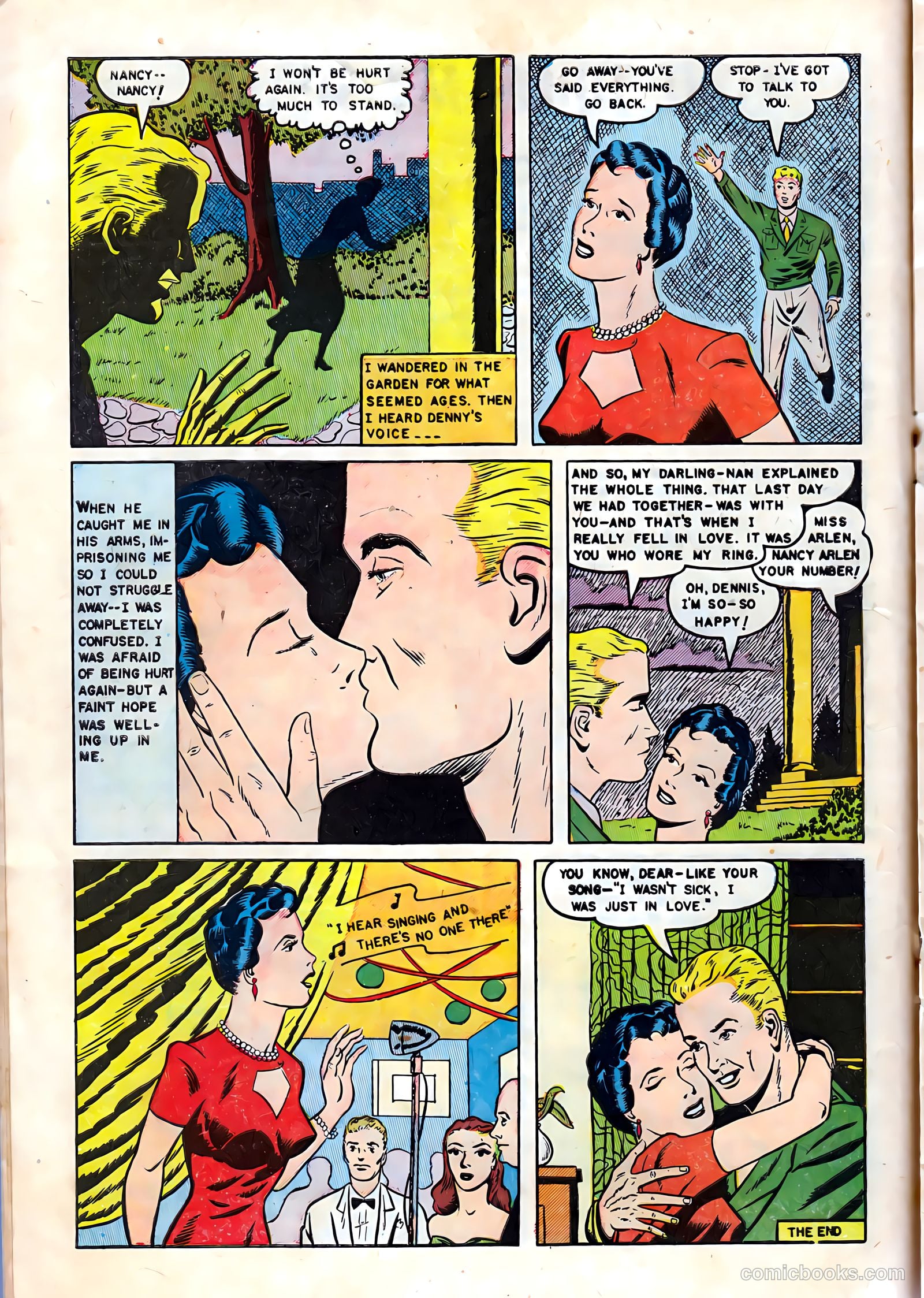 Romantic Hearts #4 (1951) — page 16 of 36