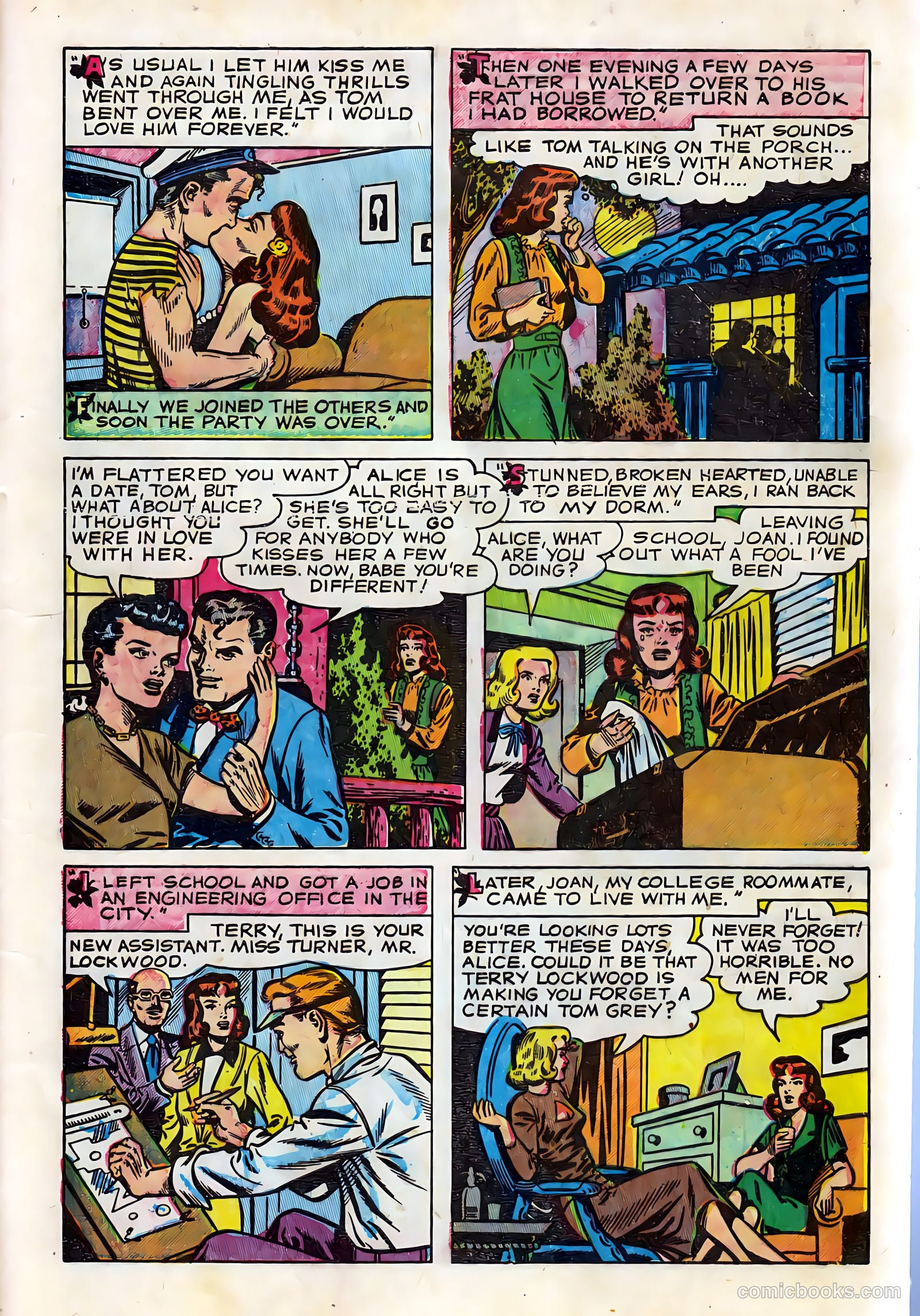 Romantic Hearts #4 (1951) — page 23 of 36