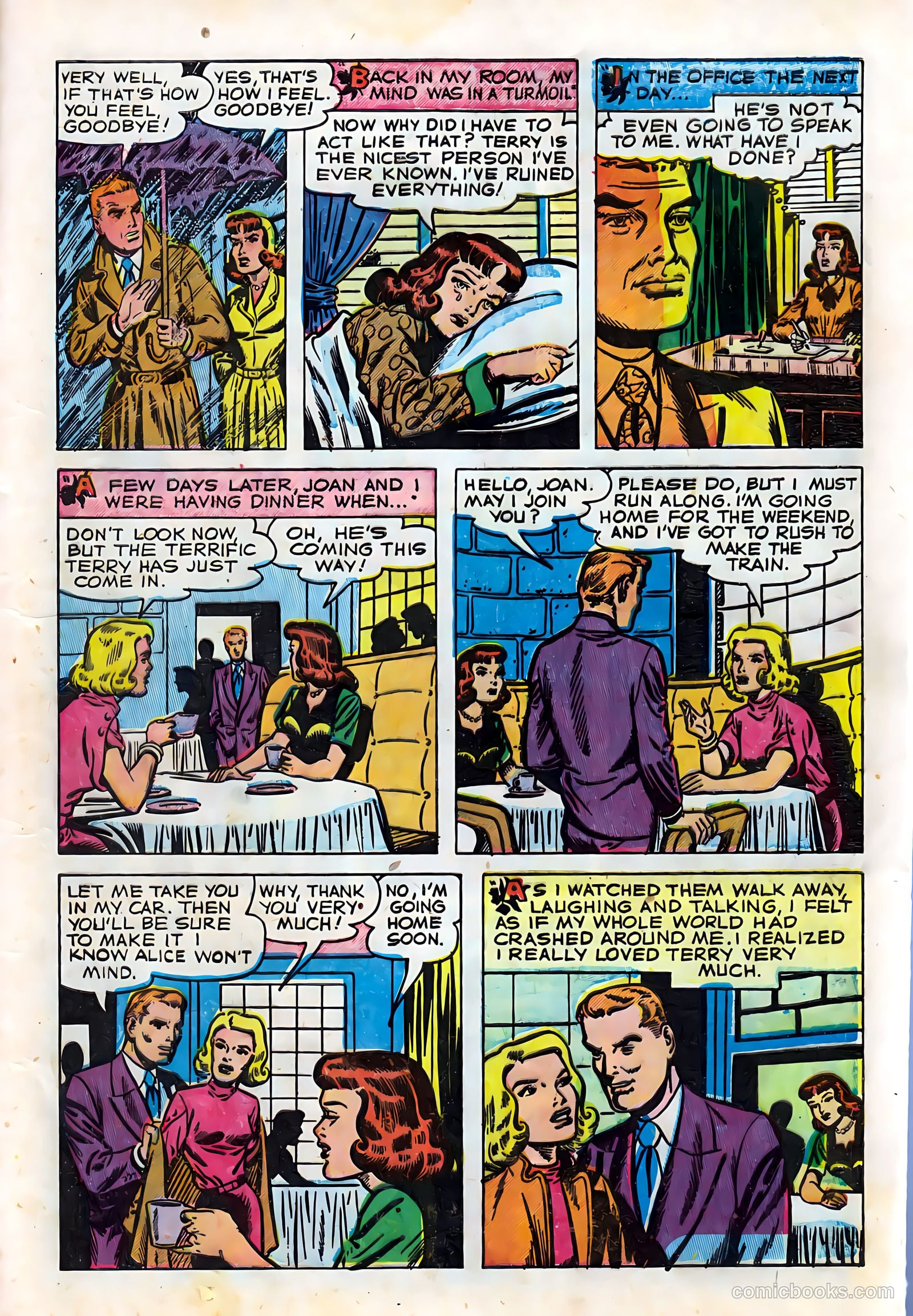 Romantic Hearts #4 (1951) — page 25 of 36