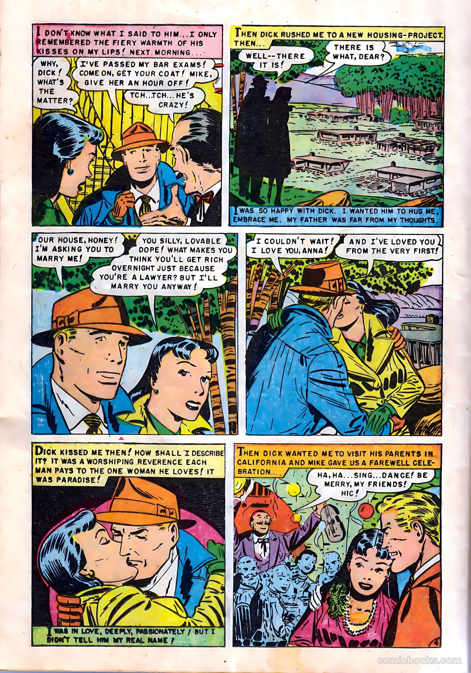 Romantic Hearts #4 (1951) — page 30 of 36