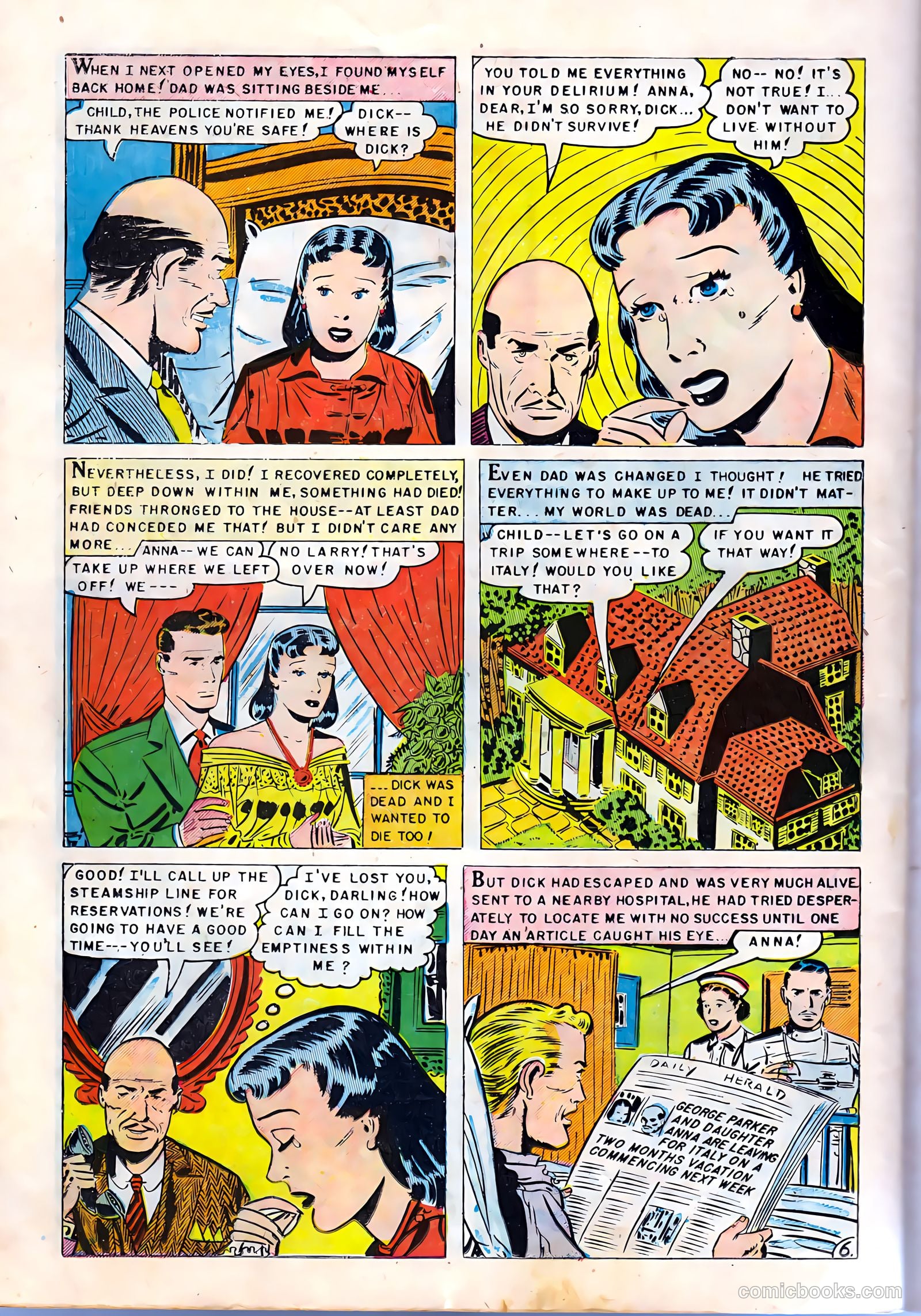 Romantic Hearts #4 (1951) — page 32 of 36
