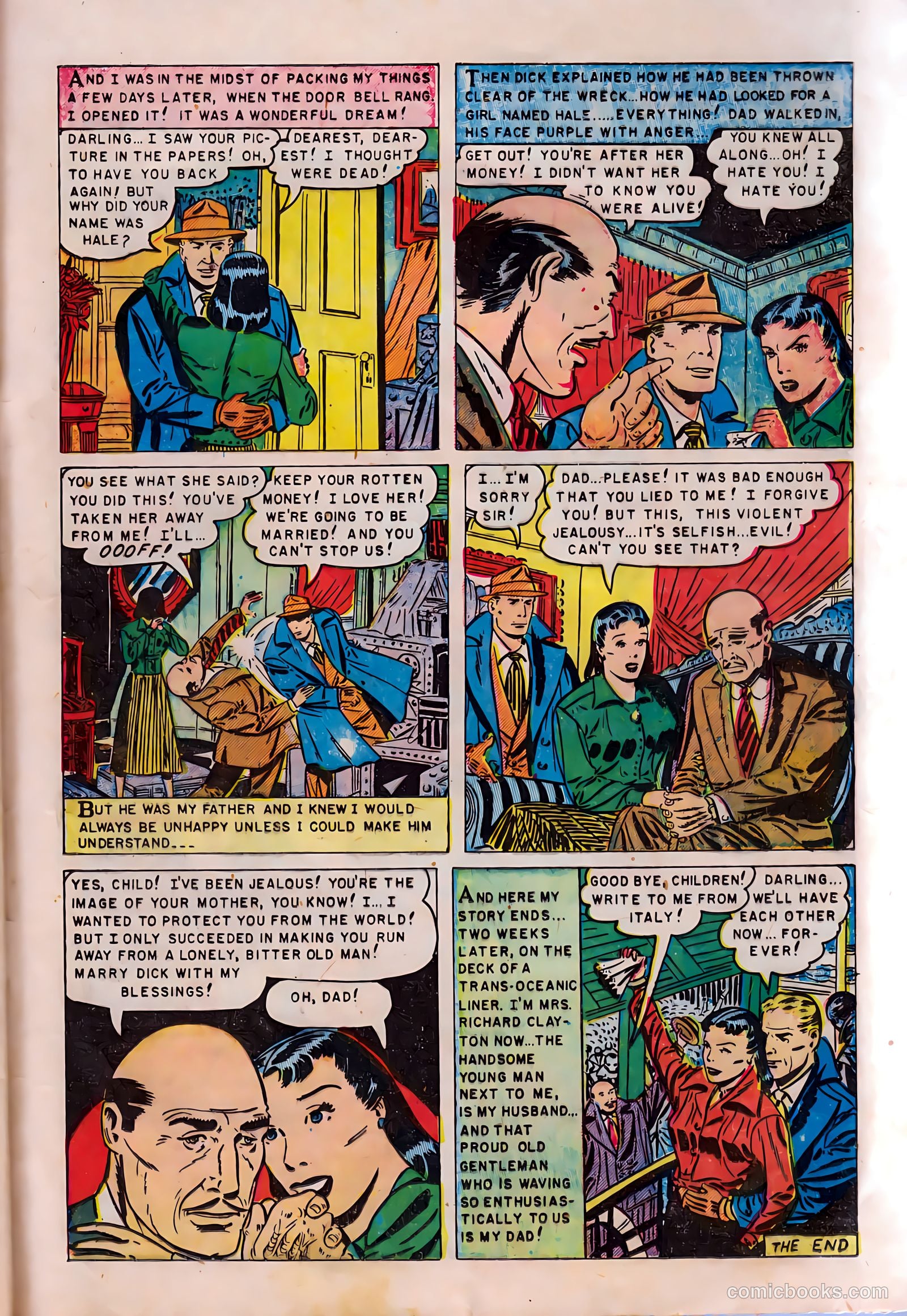 Romantic Hearts #4 (1951) — page 33 of 36