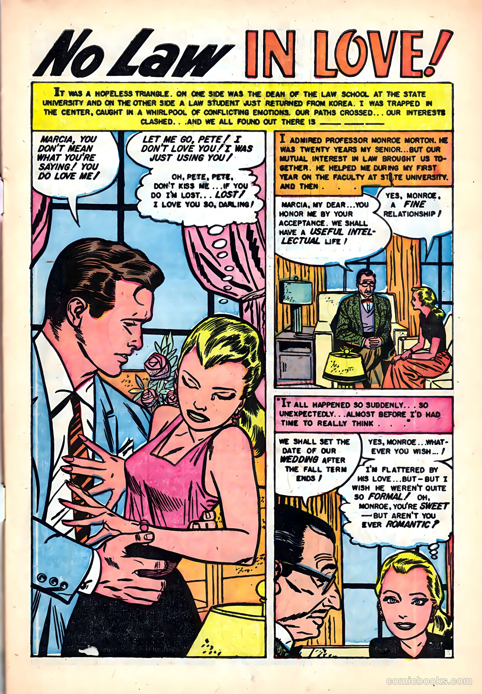Romantic Hearts #4 (1954) — page 3 of 37